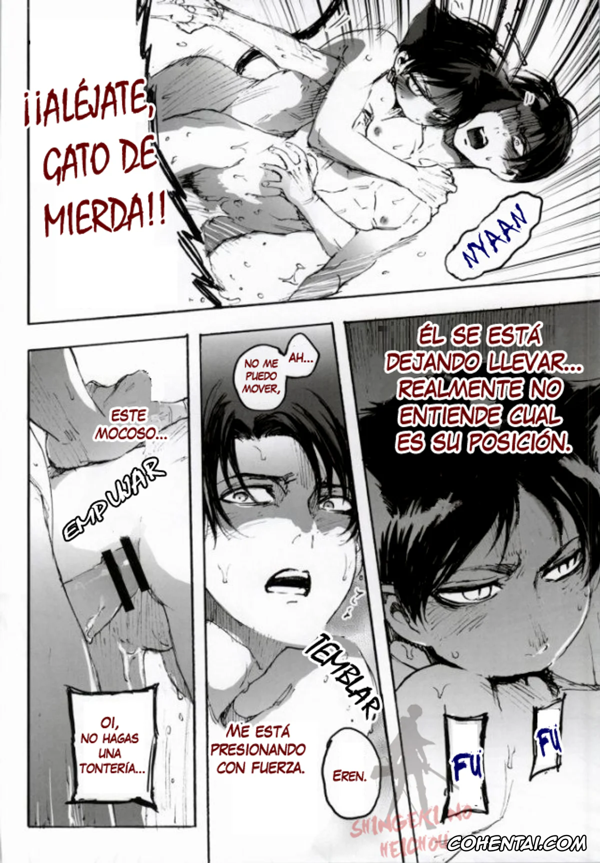 Shingeki No Kyojin | Attack On Titan porno, Eren Jaeger porno, Levi Ackerman porno, Neko ni Natta Buka ga Katte ni Hatsujou Shite Sugoku Komaru (Shingeki no Kyojin), pagina 26