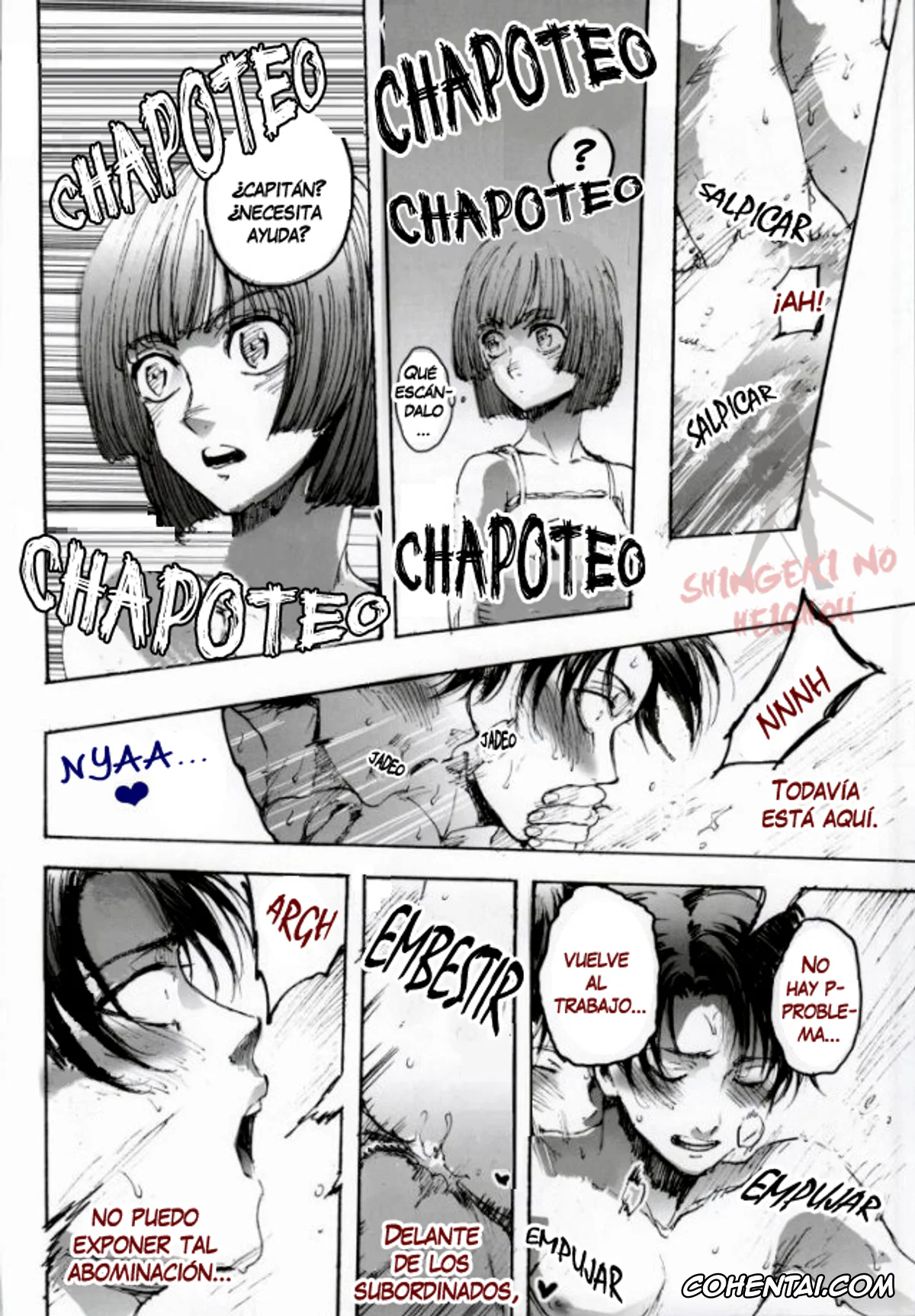 Shingeki No Kyojin | Attack On Titan xxx, Eren Jaeger xxx, Levi Ackerman xxx, Neko ni Natta Buka ga Katte ni Hatsujou Shite Sugoku Komaru (Shingeki no Kyojin), pagina 28