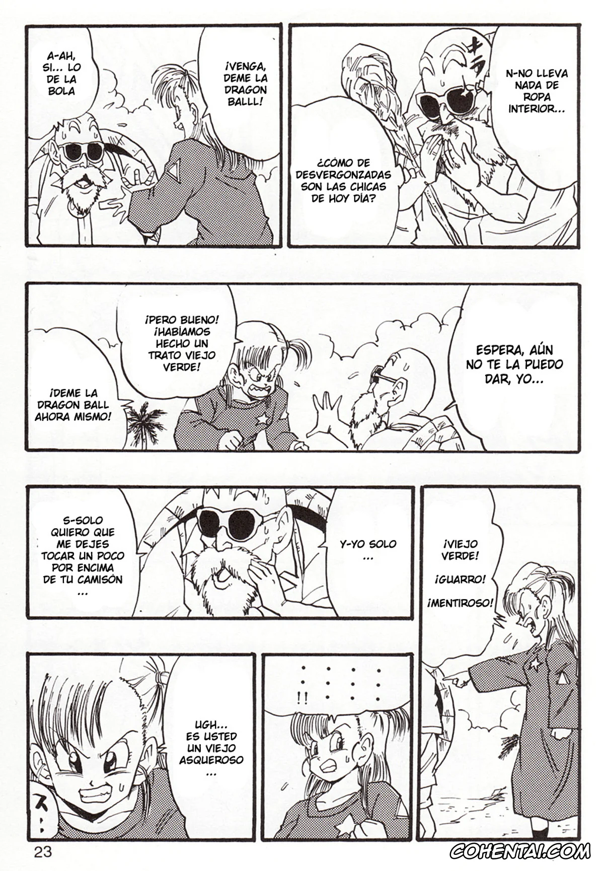 Dragon Ball porno, Bulma Briefs porno, Master Roshi porno, Oolong porno, Son Goku porno, Dragon Ball EB 1 – Episode of Bulma (Dragon Ball), pagina 23