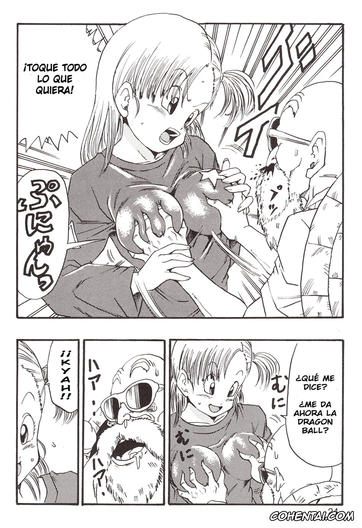 Dragon Ball hentai, Bulma Briefs hentai, Master Roshi hentai, Oolong hentai, Son Goku hentai, Dragon Ball EB 1 – Episode of Bulma (Dragon Ball), pagina 24