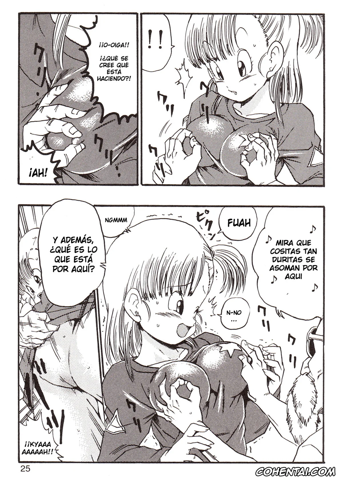 Dragon Ball xxx, Bulma Briefs xxx, Master Roshi xxx, Oolong xxx, Son Goku xxx, Dragon Ball EB 1 – Episode of Bulma (Dragon Ball), pagina 25