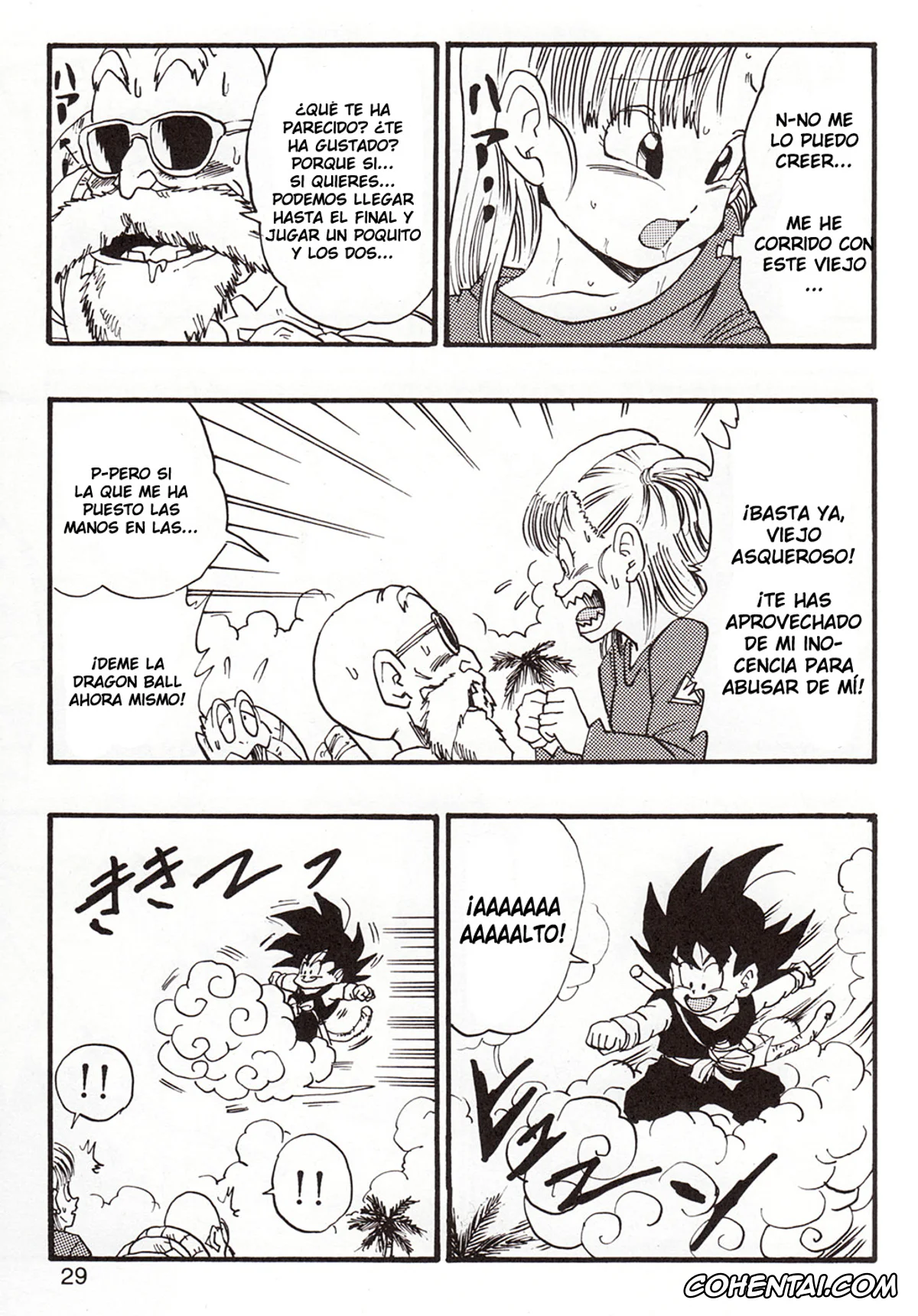 Dragon Ball porno, Bulma Briefs porno, Master Roshi porno, Oolong porno, Son Goku porno, Dragon Ball EB 1 – Episode of Bulma (Dragon Ball), pagina 29