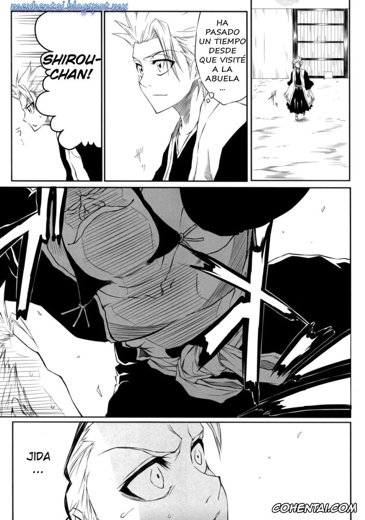 Bleach porno, Rangiku Matsumoto porno, Toushirou Hitsugaya porno, Ban (Bleach), pagina 2