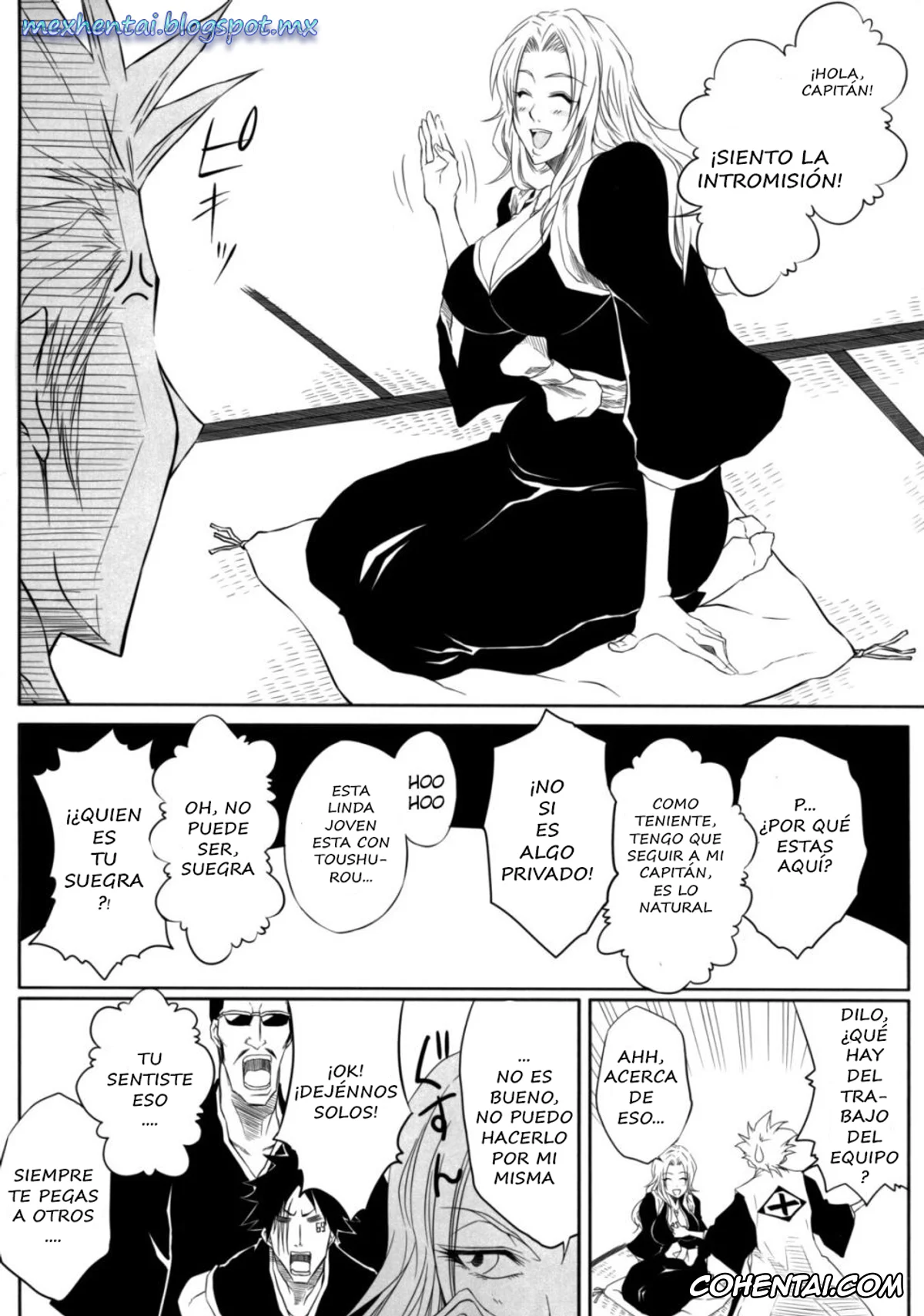Bleach porno, Rangiku Matsumoto porno, Toushirou Hitsugaya porno, Ban (Bleach), pagina 5