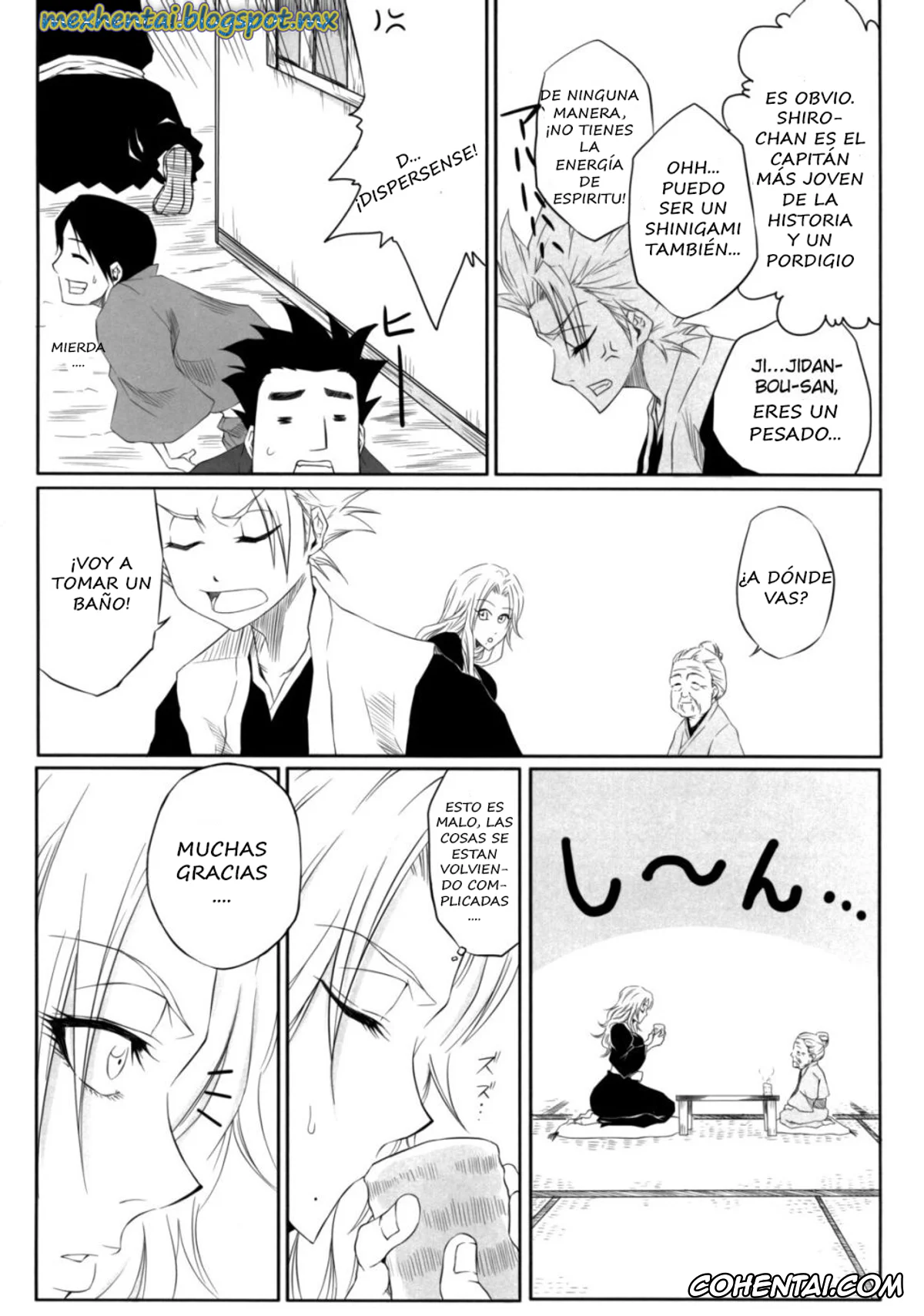 Bleach xxx, Rangiku Matsumoto xxx, Toushirou Hitsugaya xxx, Ban (Bleach), pagina 7