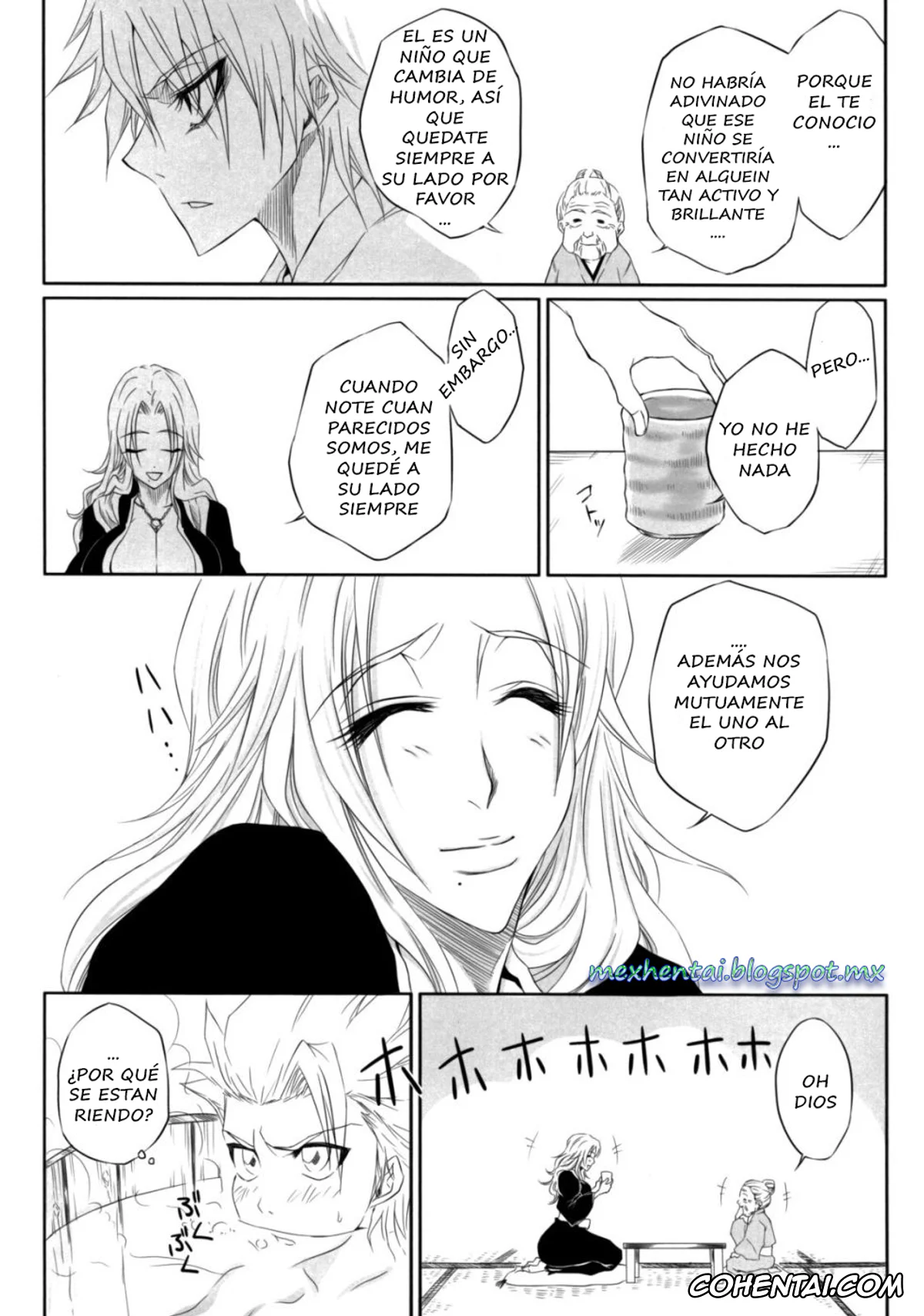 Bleach porno, Rangiku Matsumoto porno, Toushirou Hitsugaya porno, Ban (Bleach), pagina 8