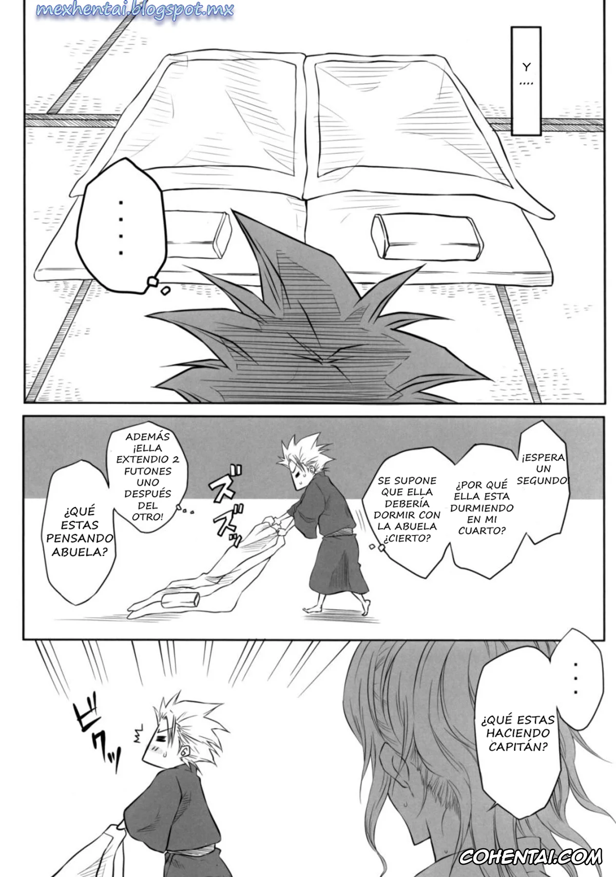 Bleach hentai, Rangiku Matsumoto hentai, Toushirou Hitsugaya hentai, Ban (Bleach), pagina 9