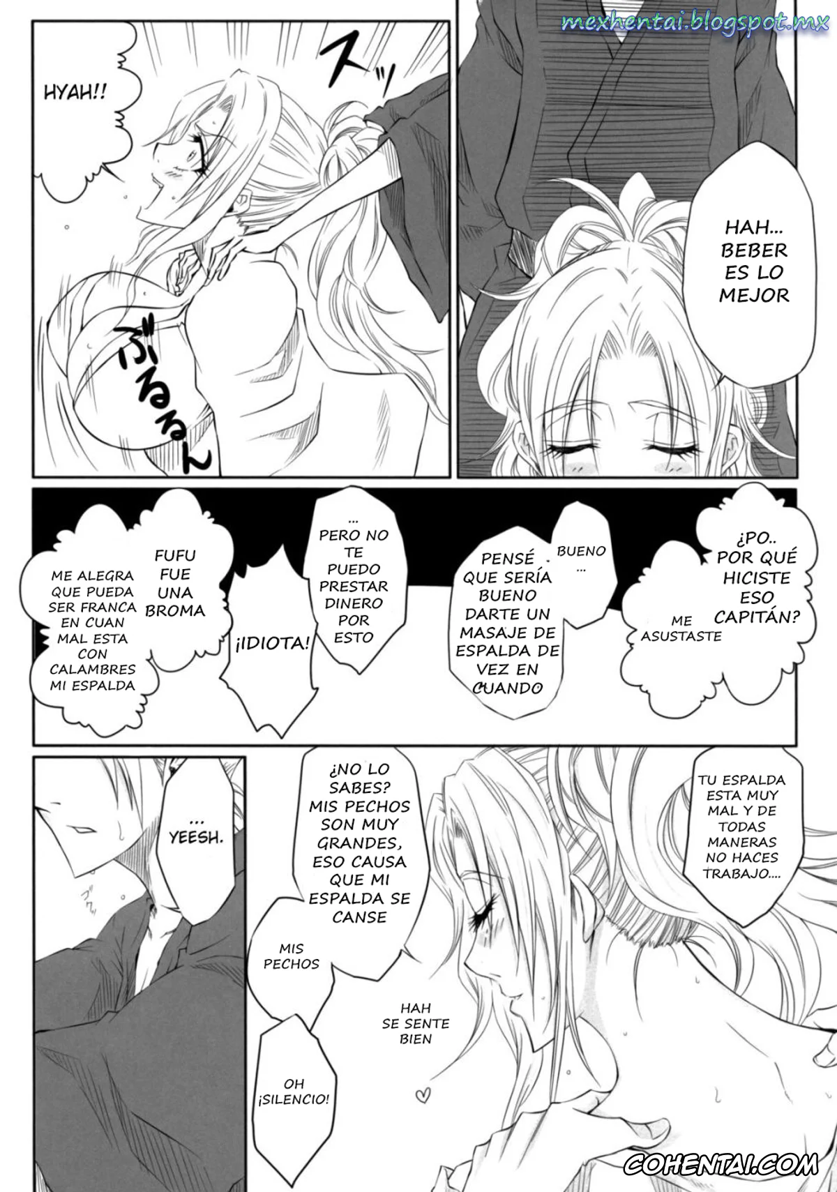 Bleach porno, Rangiku Matsumoto porno, Toushirou Hitsugaya porno, Ban (Bleach), pagina 11