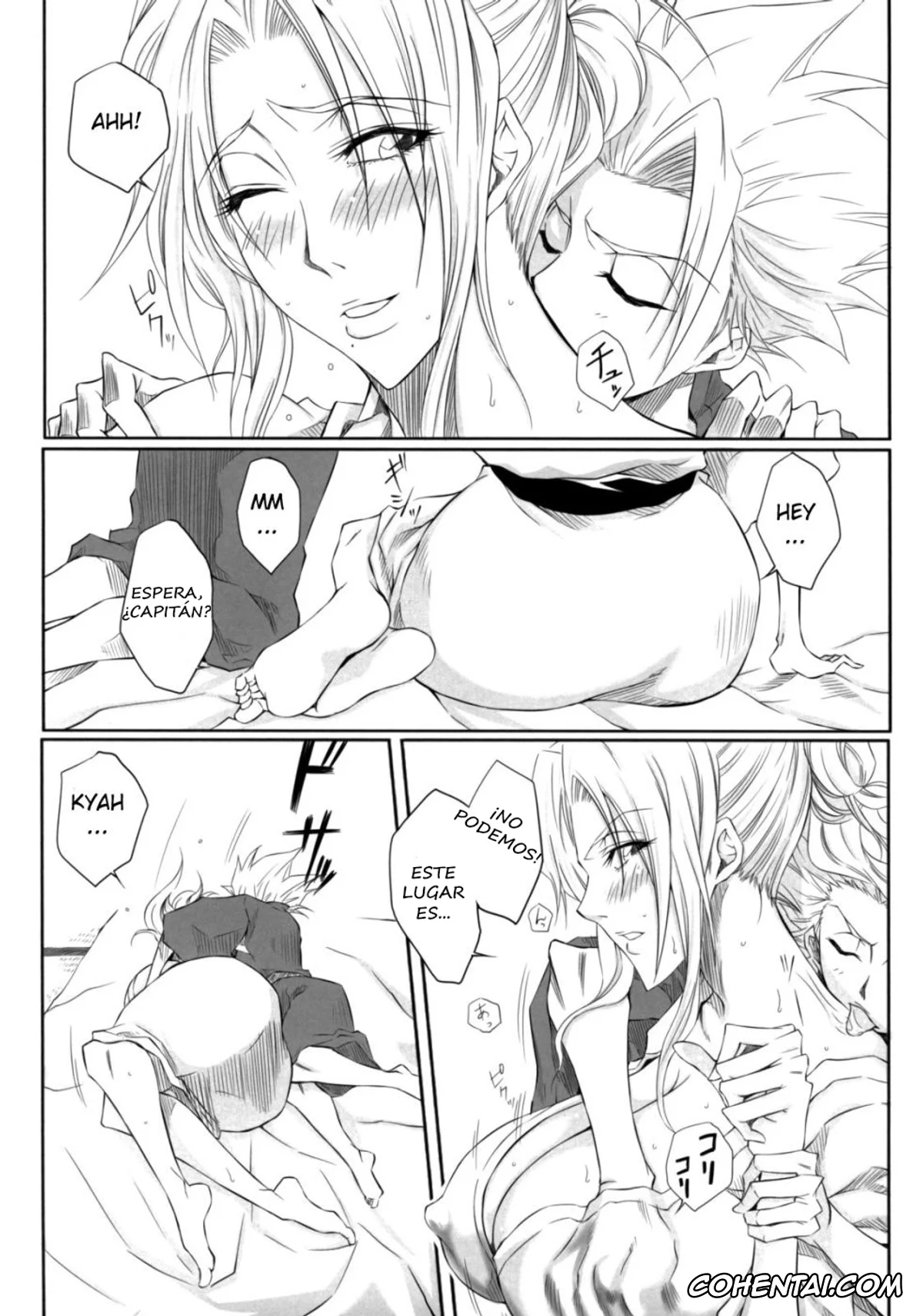Bleach hentai, Rangiku Matsumoto hentai, Toushirou Hitsugaya hentai, Ban (Bleach), pagina 12