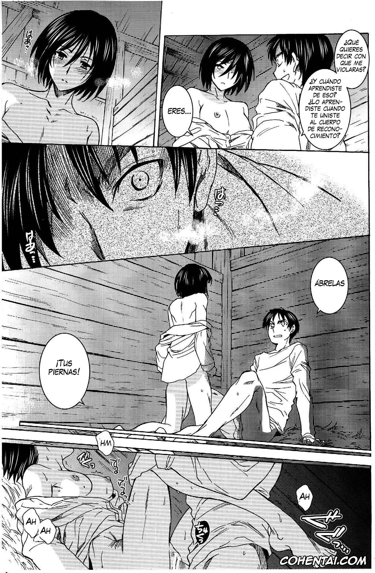 Shingeki No Kyojin | Attack On Titan hentai, Eren Jaeger hentai, Mikasa Ackerman hentai, Ere Mika (Shingeki no Kyojin), pagina 24