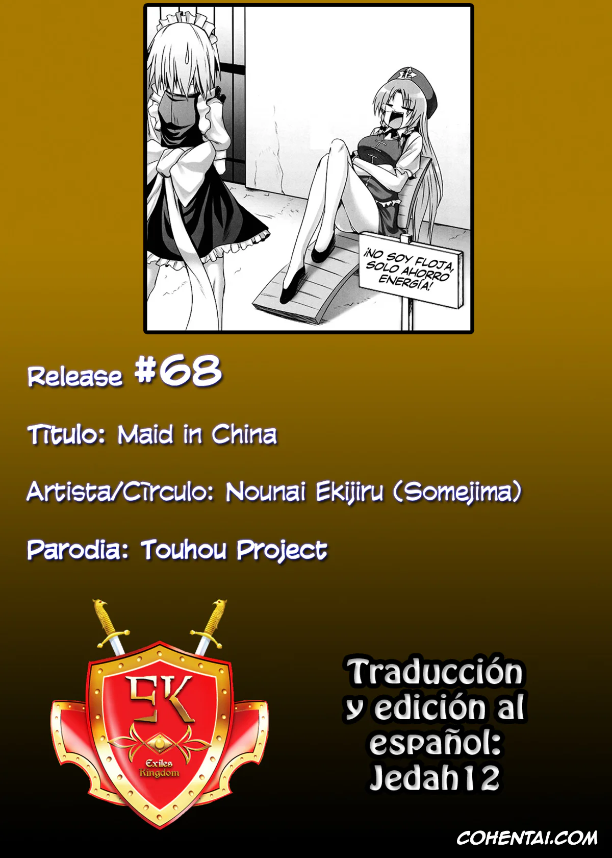 Touhou Project porno, Hong Meiling porno, Sakuya Izayoi porno, Maid in China (Touhou Project), pagina 26