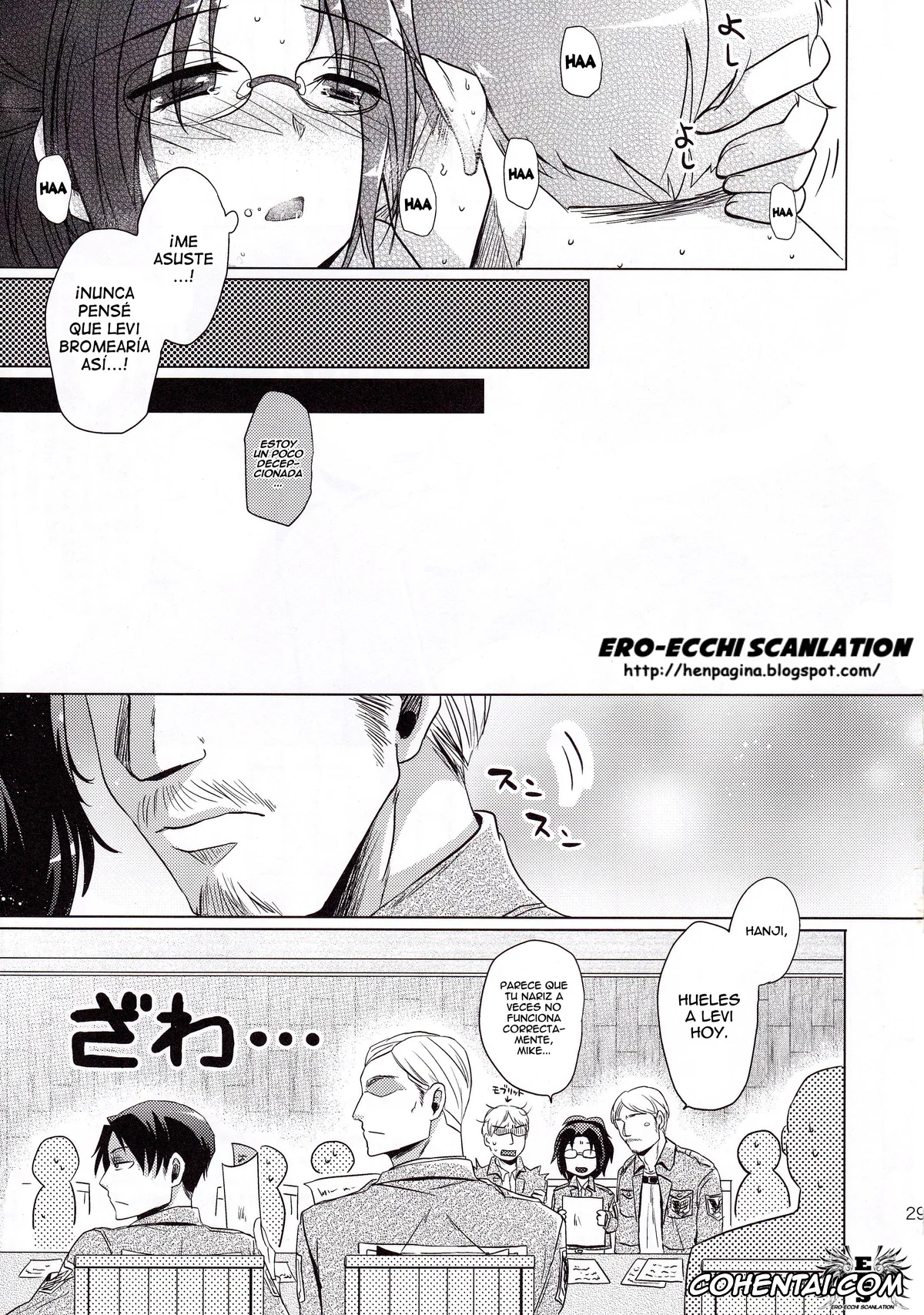 Shingeki No Kyojin | Attack On Titan porno, Hange Zoe porno, DROP CHOCOLAT (Shingeki no Kyojin), pagina 29