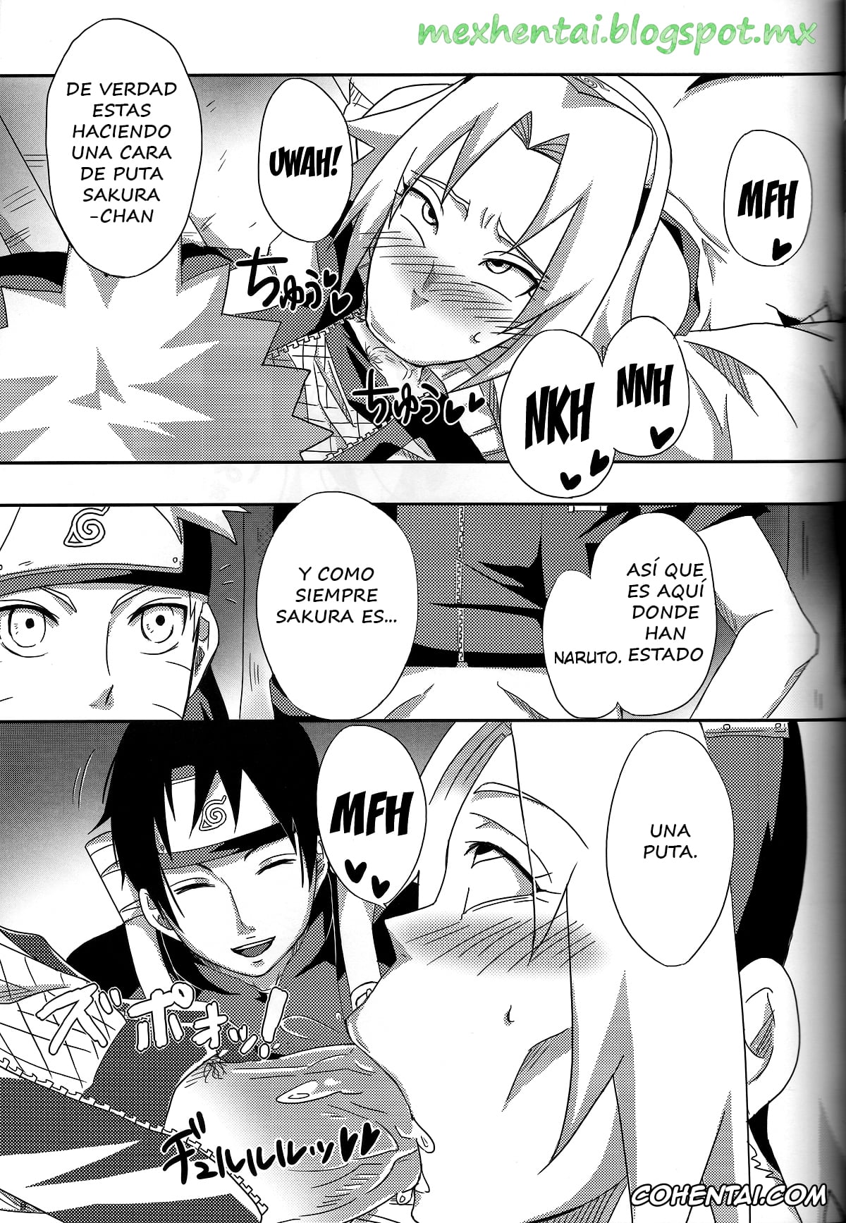 NARUTO porno, Sakura Haruno porno, Sasuke Uchiha porno, Sakuranbo (Naruto), pagina 8