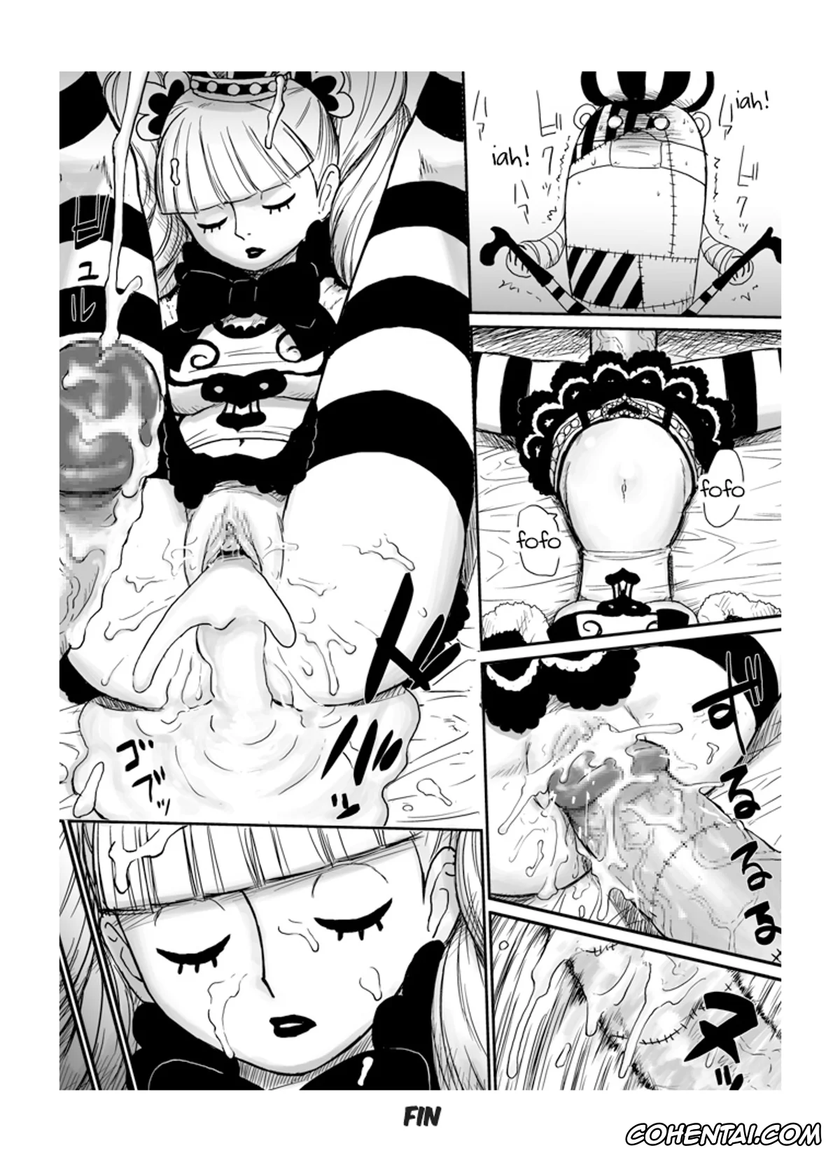 One Piece hentai, Kumashi hentai, Perona hentai, Gyakushuu no Kumashi (One Piece), pagina 6