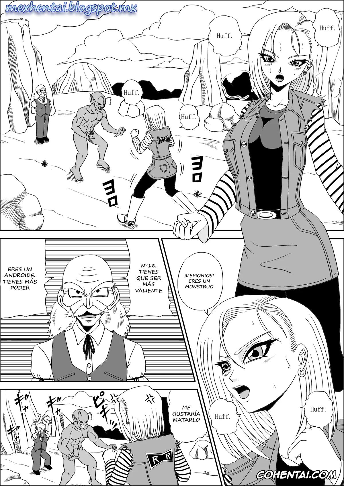 Dragon Ball Z hentai, Android 18 hentai, Momster Fuck! (Dragon Ball Z), pagina 3