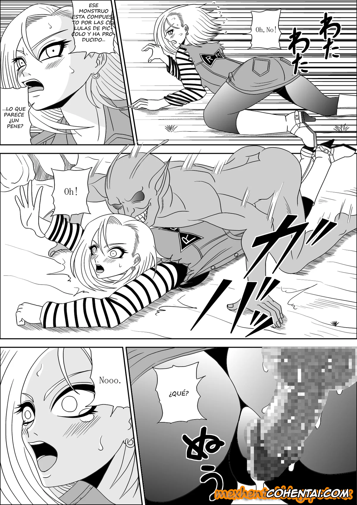 Dragon Ball Z hentai, Android 18 hentai, Momster Fuck! (Dragon Ball Z), pagina 6