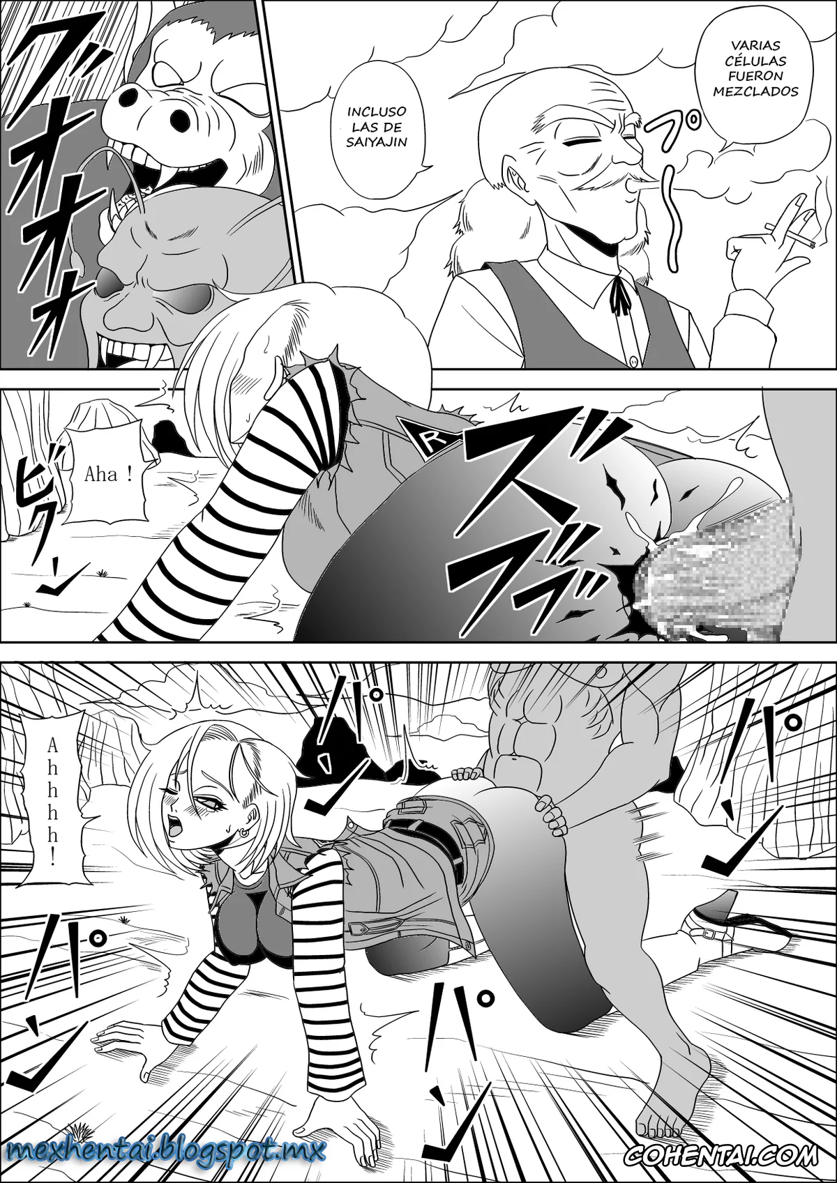 Dragon Ball Z xxx, Android 18 xxx, Momster Fuck! (Dragon Ball Z), pagina 7