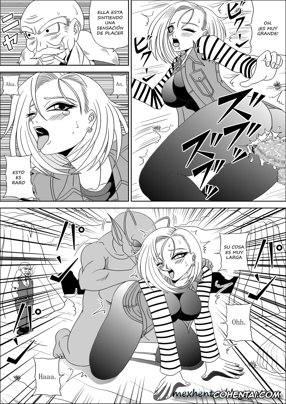 Dragon Ball Z porno, Android 18 porno, Momster Fuck! (Dragon Ball Z), pagina 8