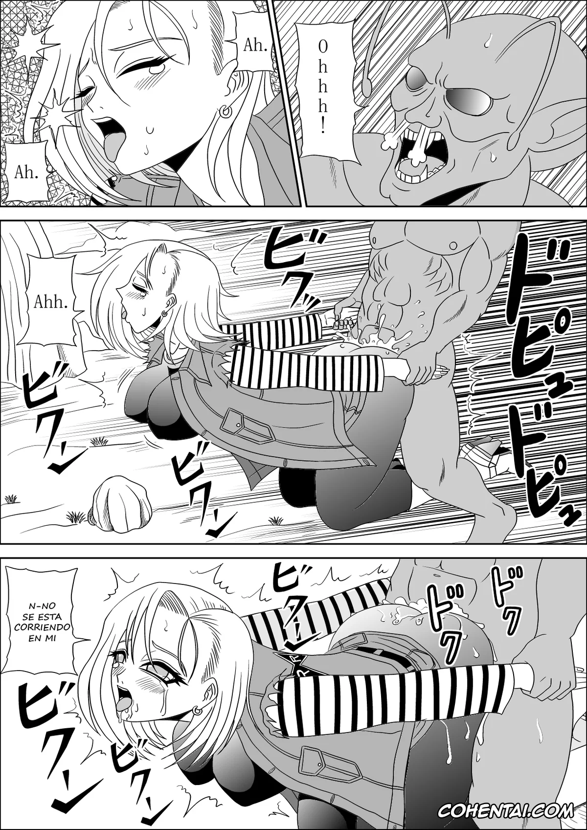 Dragon Ball Z hentai, Android 18 hentai, Momster Fuck! (Dragon Ball Z), pagina 9
