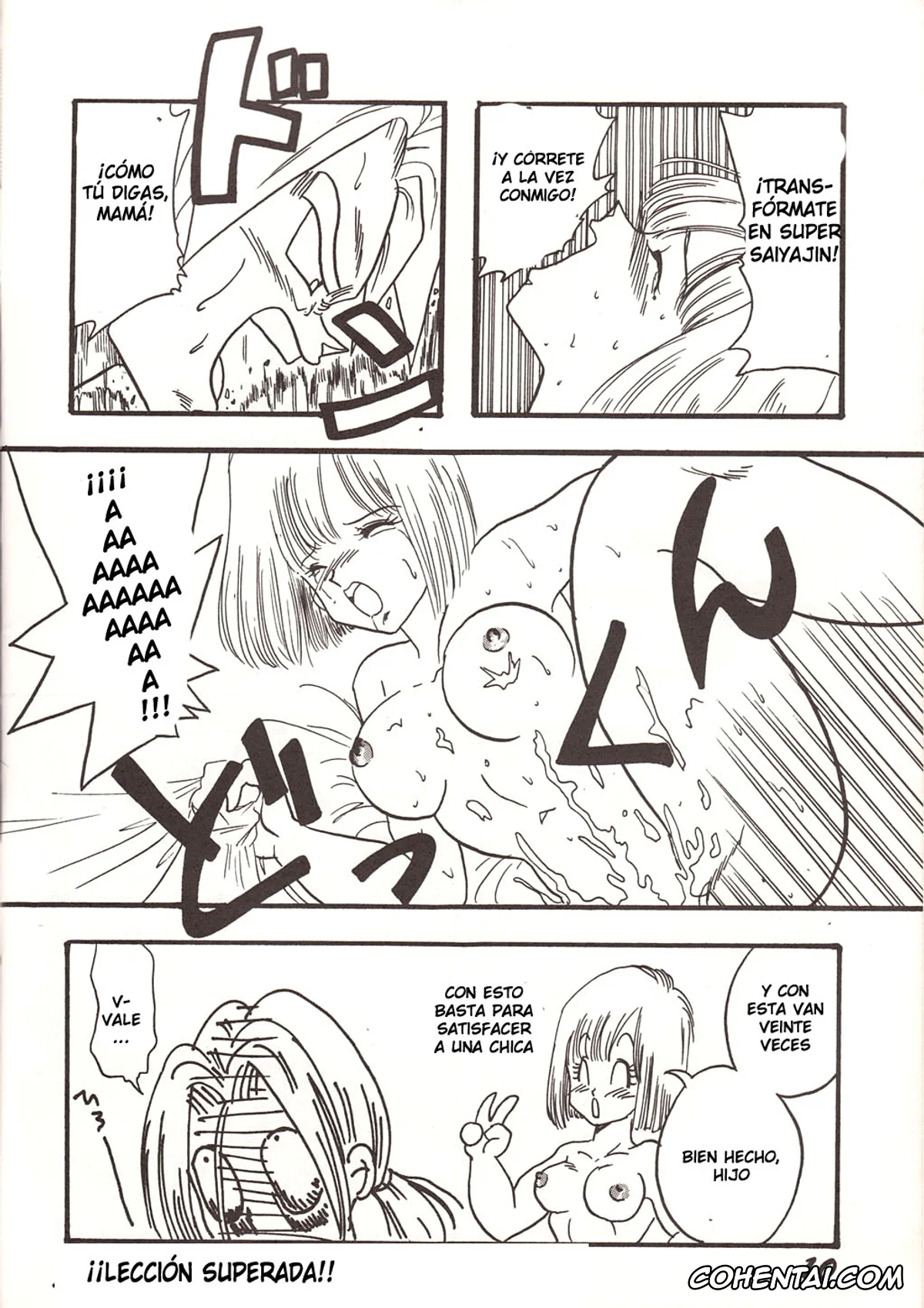 Dragon Ball Z hentai, Bulma Briefs hentai, Trunks Briefs hentai, Toki o Koete Super Skinship (Play Dragon 2) (Dragon Ball Z), pagina 6
