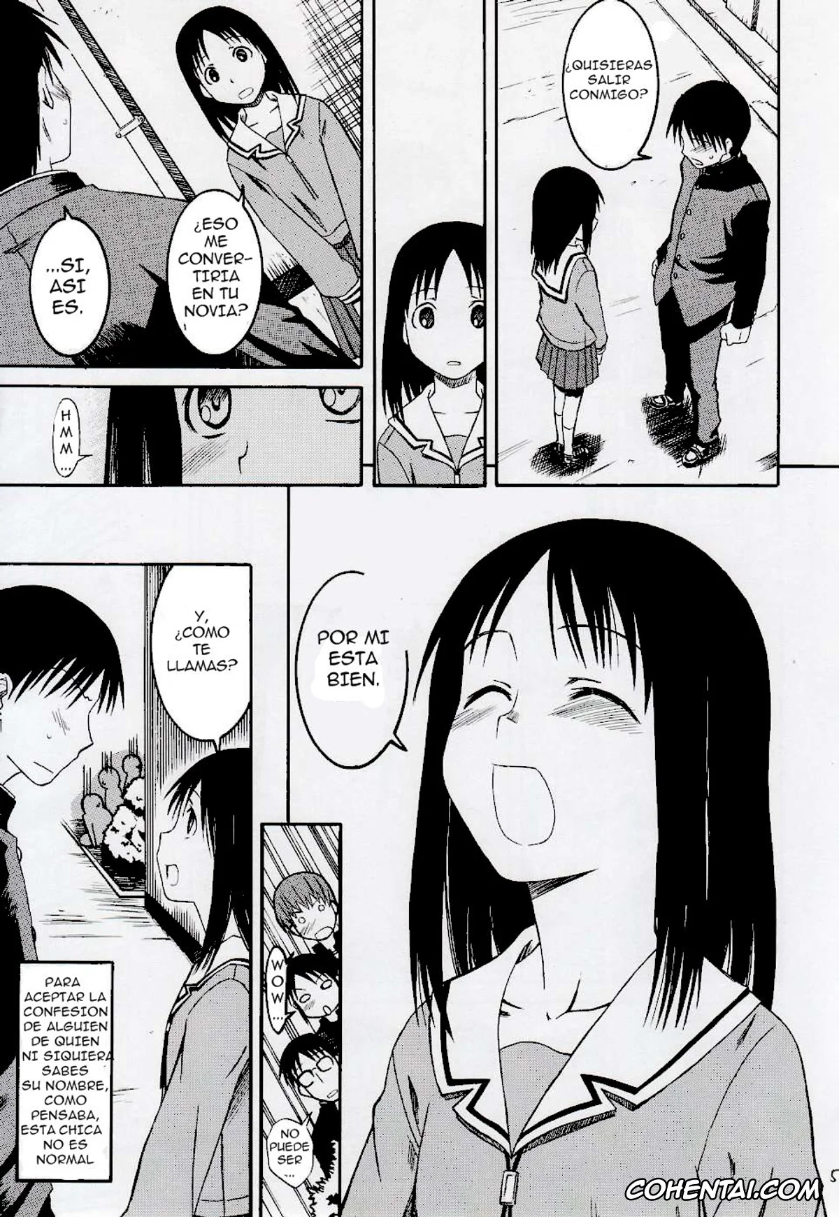 Azumanga Daioh hentai, Osaka | Ayumu Kasuga hentai, Remake (Azumanga Daioh), pagina 6