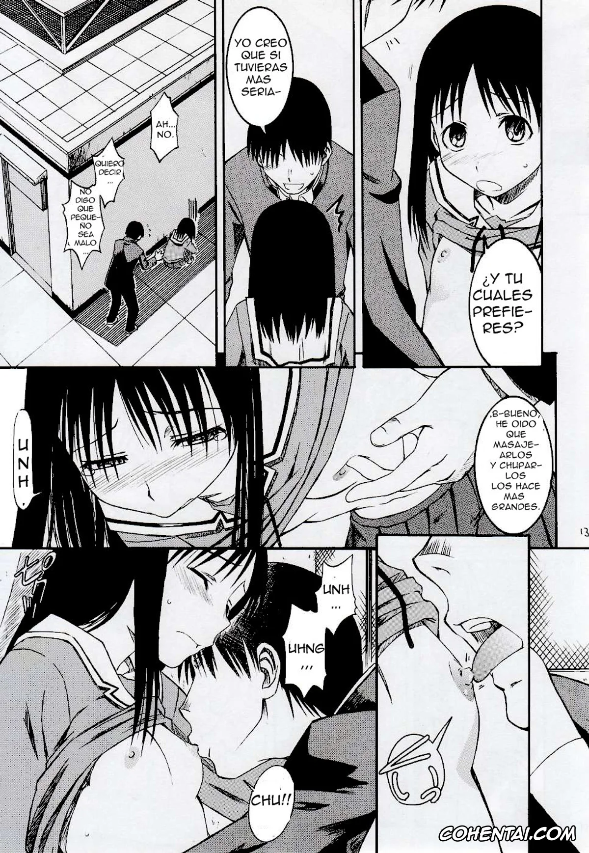 Azumanga Daioh porno, Osaka | Ayumu Kasuga porno, Remake (Azumanga Daioh), pagina 14