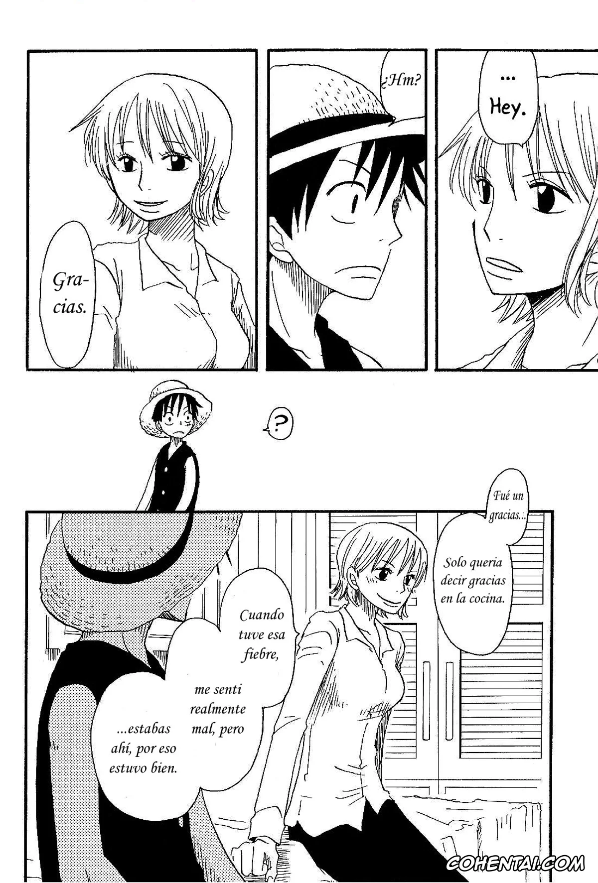 One Piece hentai, Monkey D. Luffy hentai, Nami hentai, Dakishimetara Kiss o Shiyou. (One Piece), pagina 9