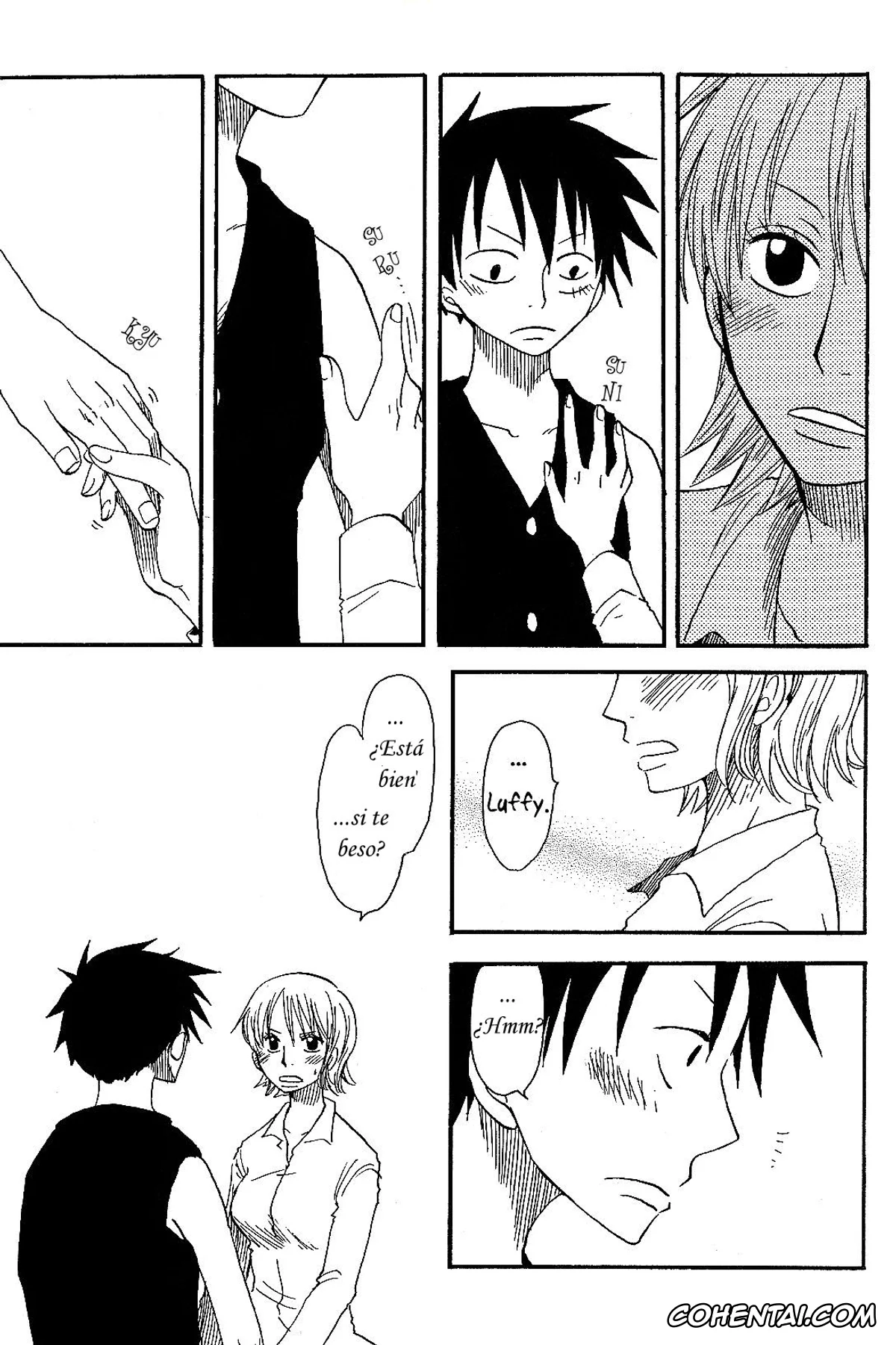 One Piece porno, Monkey D. Luffy porno, Nami porno, Dakishimetara Kiss o Shiyou. (One Piece), pagina 14