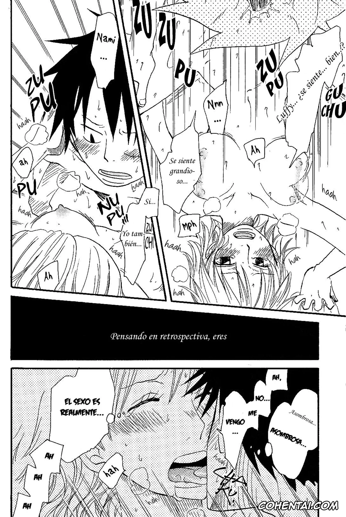 One Piece hentai, Monkey D. Luffy hentai, Nami hentai, Dakishimetara Kiss o Shiyou. (One Piece), pagina 27