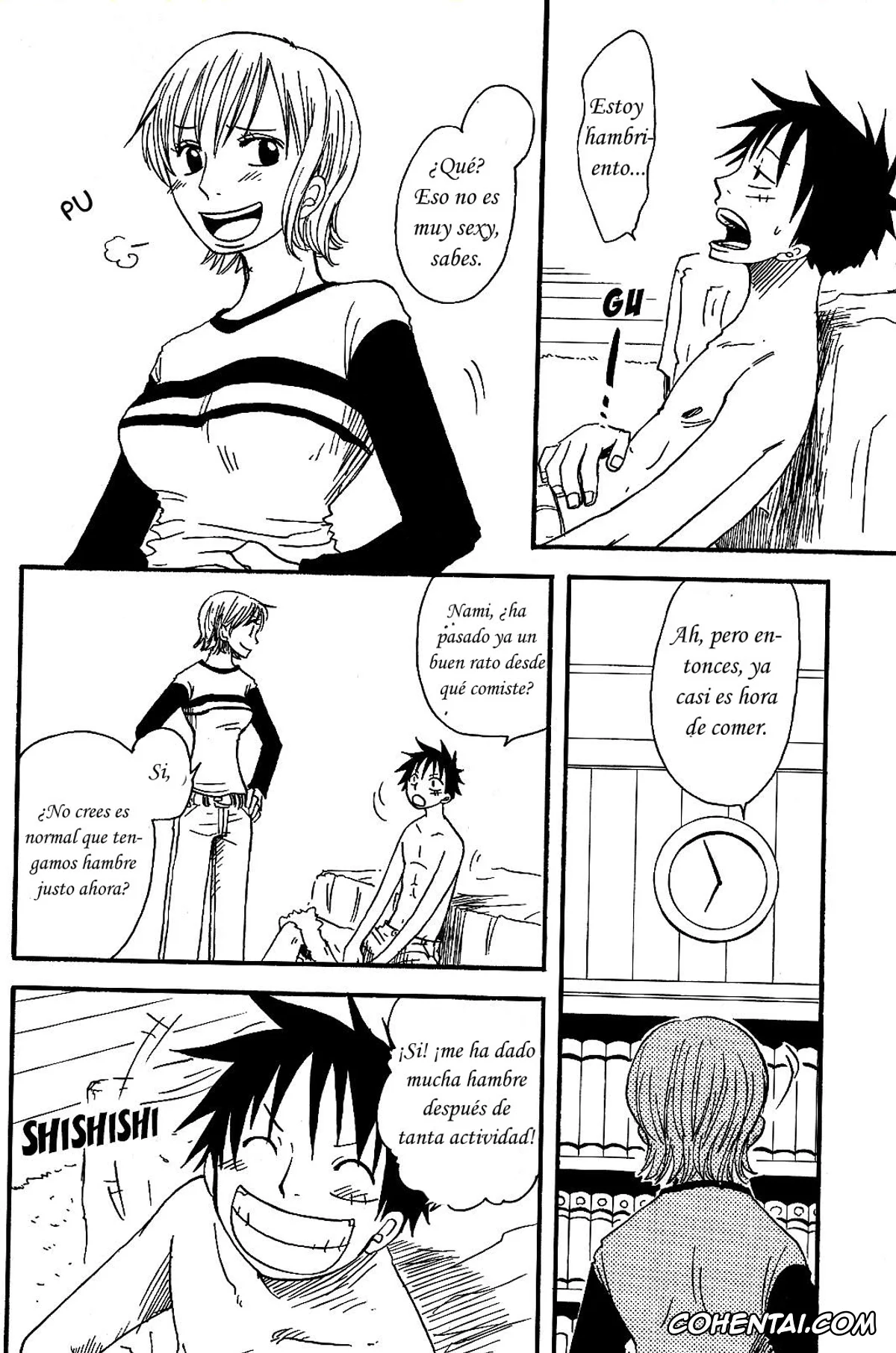 One Piece porno, Monkey D. Luffy porno, Nami porno, Dakishimetara Kiss o Shiyou. (One Piece), pagina 29
