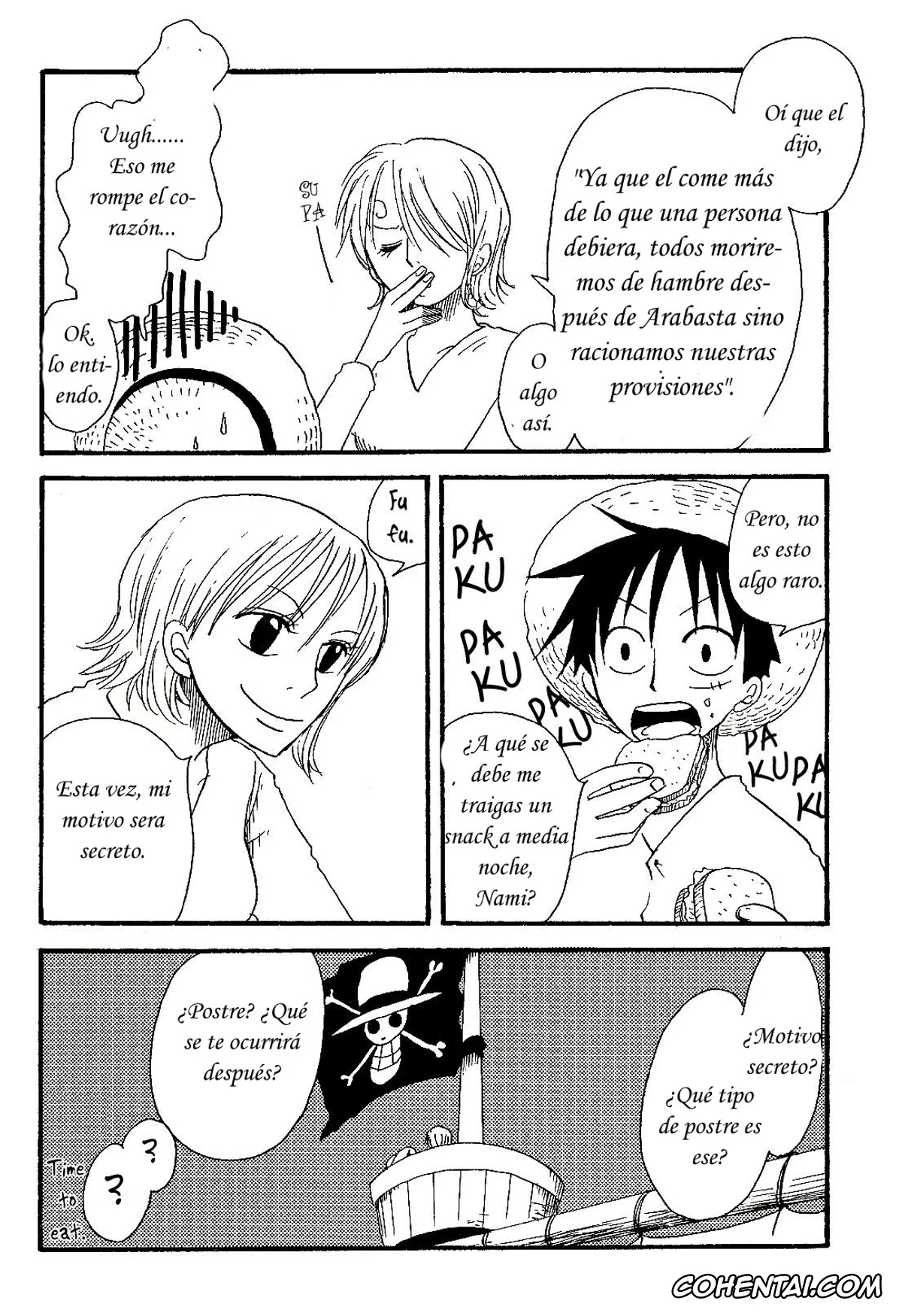 One Piece hentai, Monkey D. Luffy hentai, Nami hentai, Dakishimetara Kiss o Shiyou. (One Piece), pagina 36