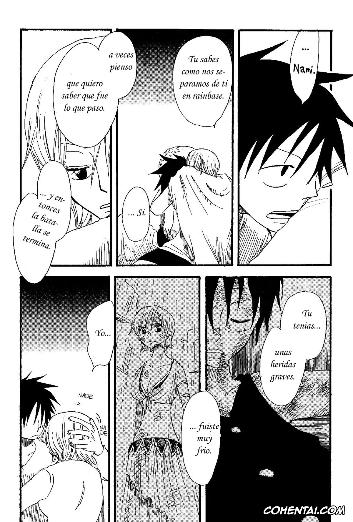 One Piece xxx, Monkey D. Luffy xxx, Nami xxx, Dakishimetara Kiss o Shiyou. (One Piece), pagina 40
