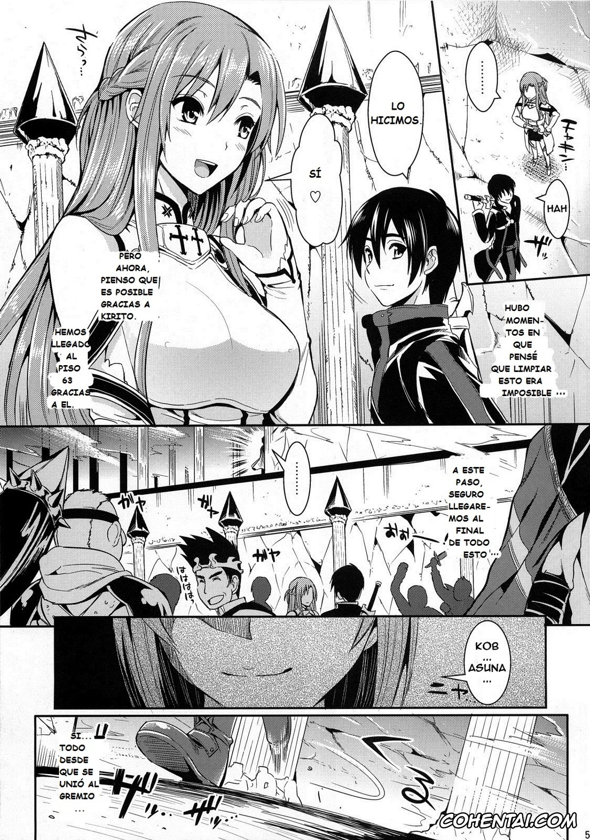 Sword Art Online xxx, Asuna Yuuki xxx, Kazuto Kirigaya | Kirito xxx, Shujou Seikou II α (Sword Art Online), pagina 4