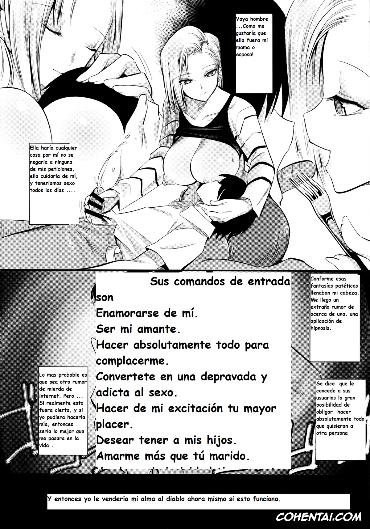 Dragon Ball Z hentai, Android 18 hentai, Krillin hentai, Marron hentai, 18-gou ga Yasashiku Fudeoroshi Shite Kureru Hon (Dragon Ball Z), pagina 3