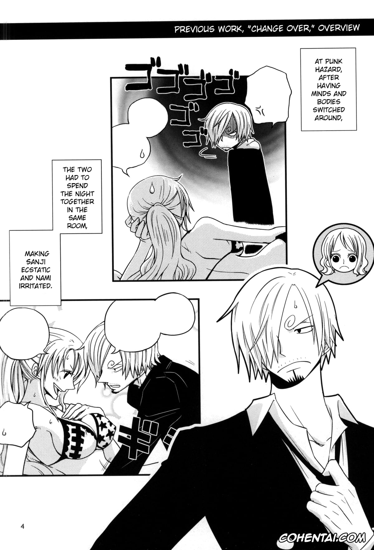 One Piece porno, Nami porno, Sanji Vinsmoke porno, Change Round (One Piece), pagina 2