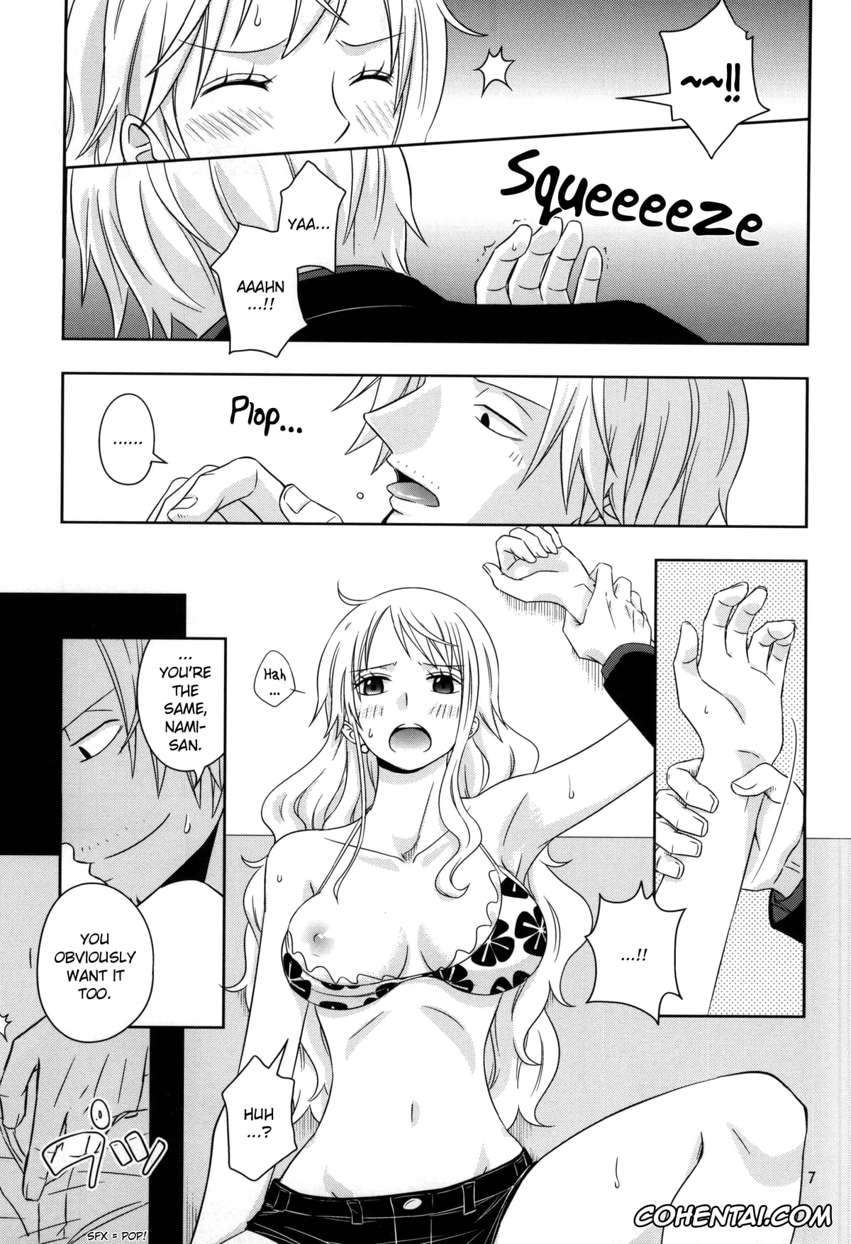One Piece porno, Nami porno, Sanji Vinsmoke porno, Change Round (One Piece), pagina 5