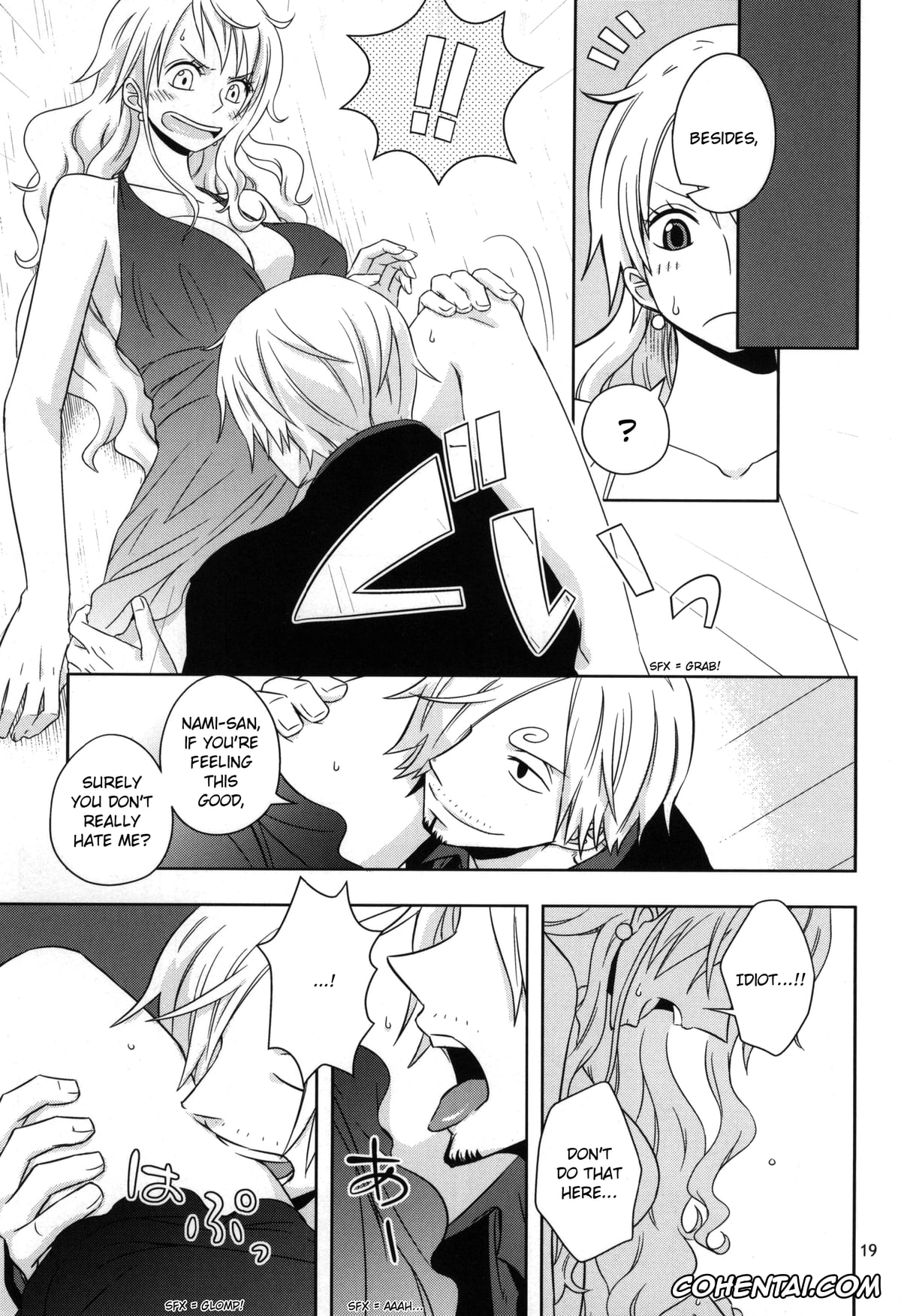 One Piece porno, Nami porno, Sanji Vinsmoke porno, Change Round (One Piece), pagina 17