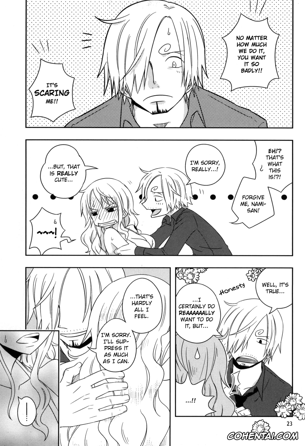 One Piece hentai, Nami hentai, Sanji Vinsmoke hentai, Change Round (One Piece), pagina 21