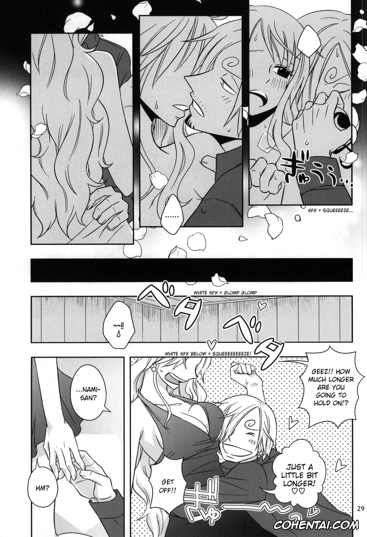 One Piece hentai, Nami hentai, Sanji Vinsmoke hentai, Change Round (One Piece), pagina 27
