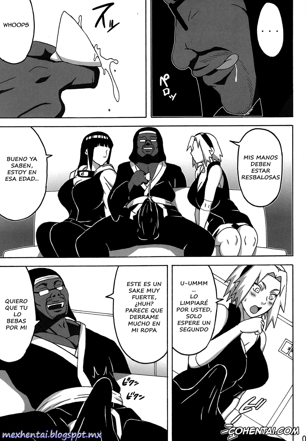 NARUTO xxx, Hinata Hyuga xxx, Sakura Haruno xxx, SakuHina Inninden (NARUTO), pagina 4