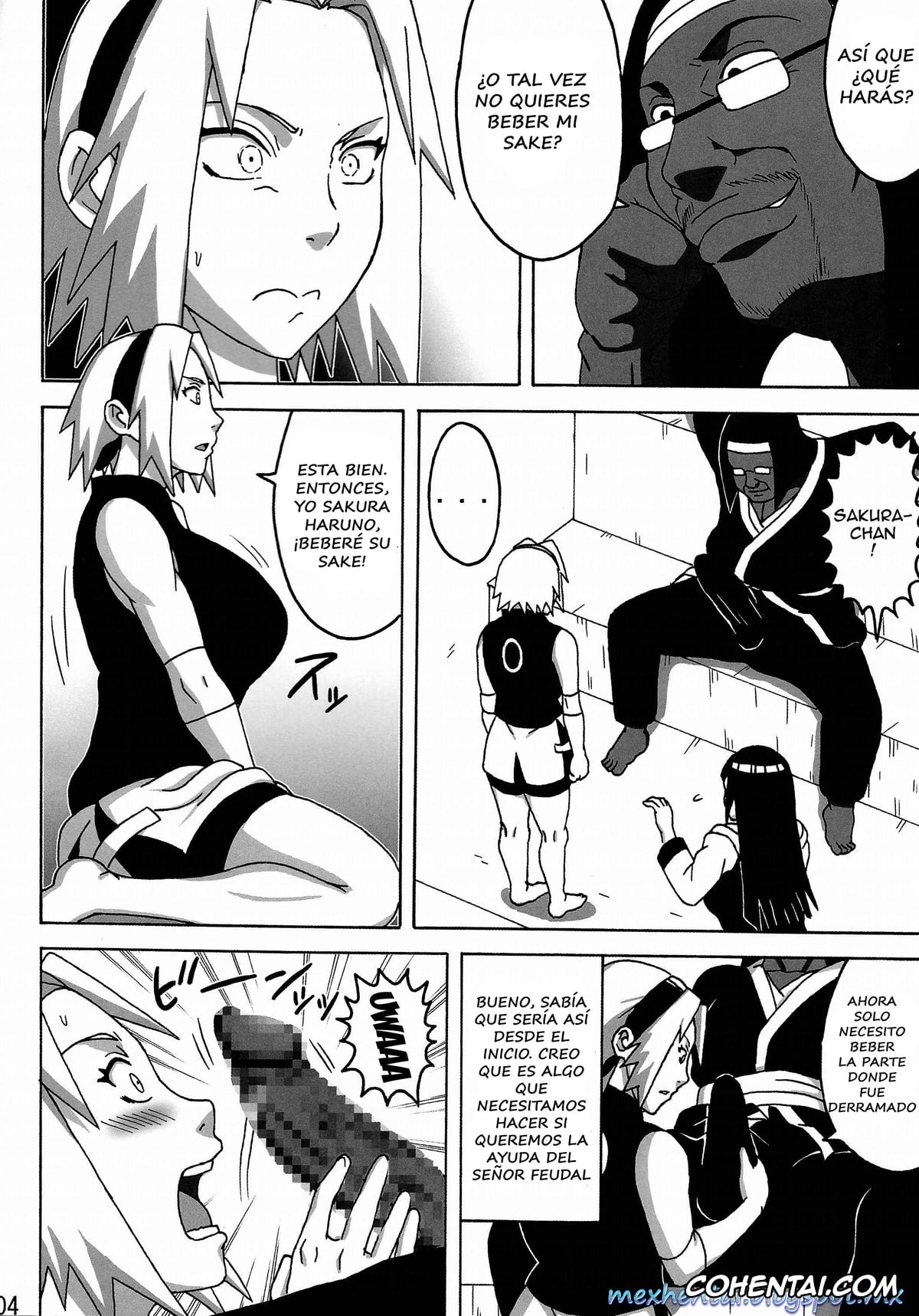 NARUTO porno, Hinata Hyuga porno, Sakura Haruno porno, SakuHina Inninden (NARUTO), pagina 5