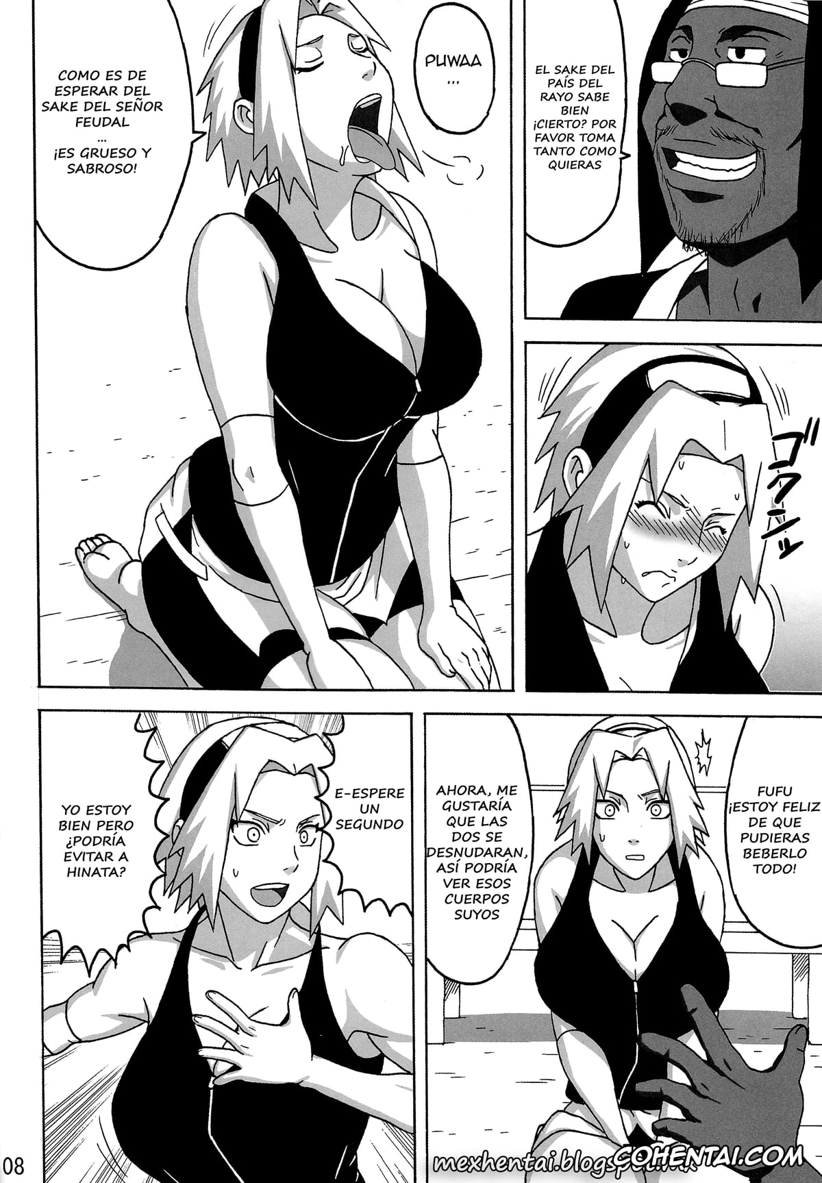 NARUTO hentai, Hinata Hyuga hentai, Sakura Haruno hentai, SakuHina Inninden (NARUTO), pagina 9