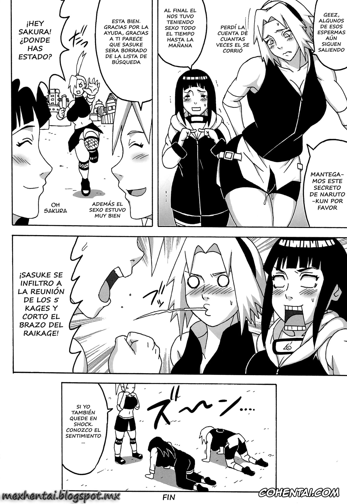 NARUTO hentai, Hinata Hyuga hentai, Sakura Haruno hentai, SakuHina Inninden (NARUTO), pagina 39