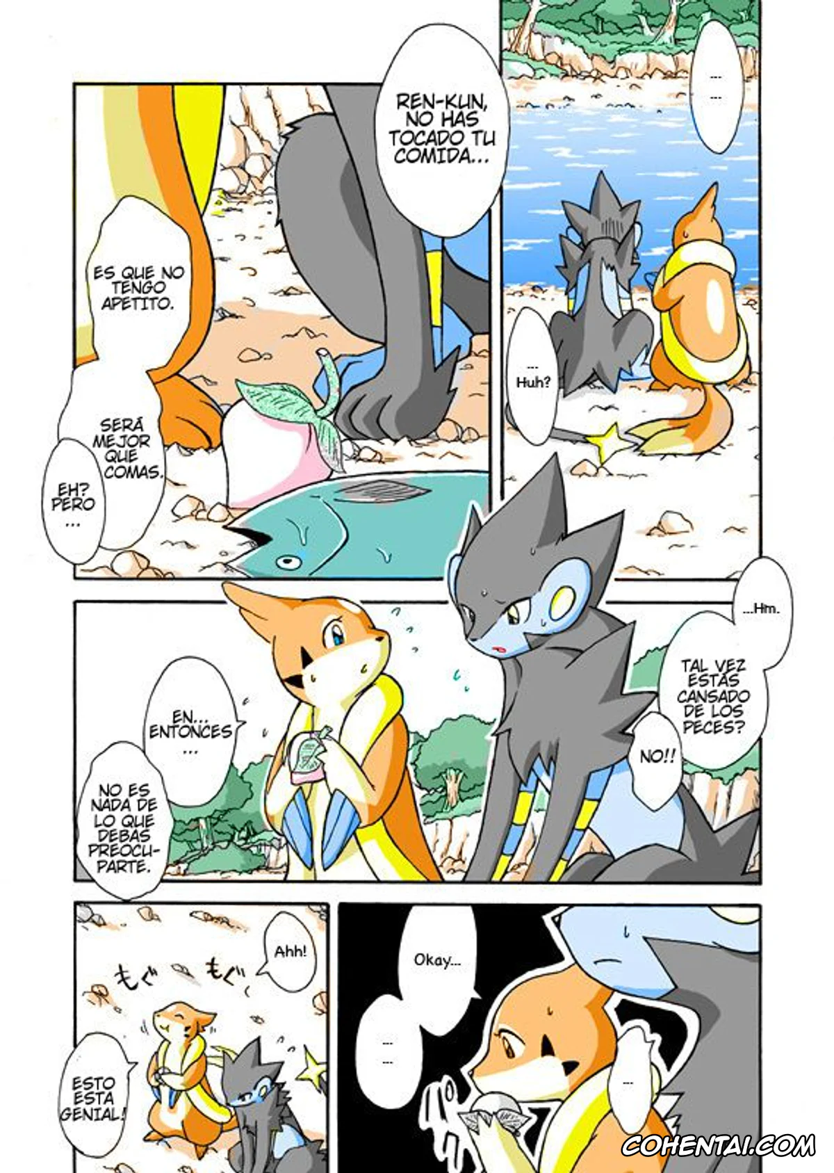 Pokemon | Pocket Monsters xxx, Floatzel xxx, Luxray xxx, Kekka Yokereba Subete Yoshi (Pokémon), pagina 4