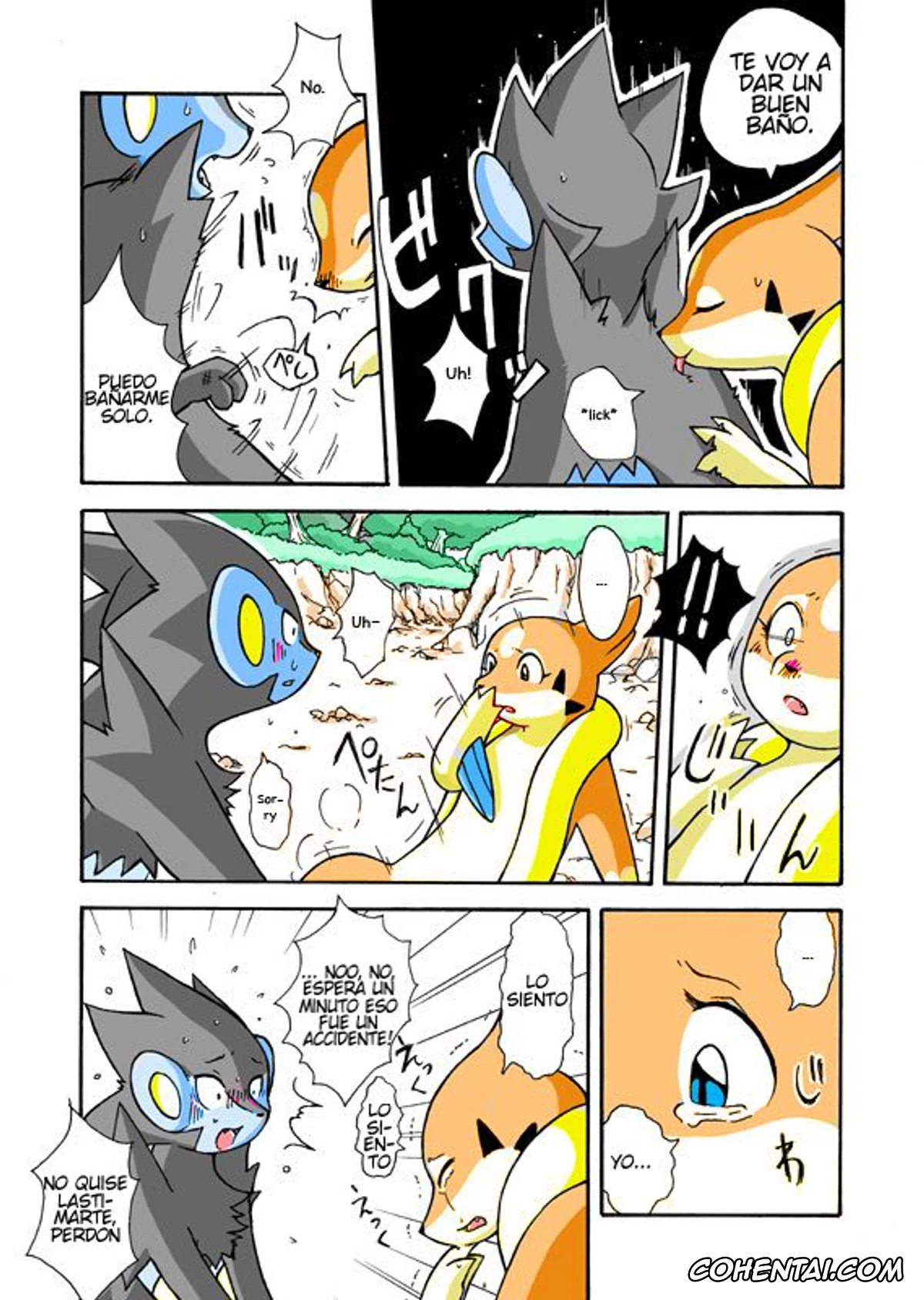 Pokemon | Pocket Monsters hentai, Floatzel hentai, Luxray hentai, Kekka Yokereba Subete Yoshi (Pokémon), pagina 6
