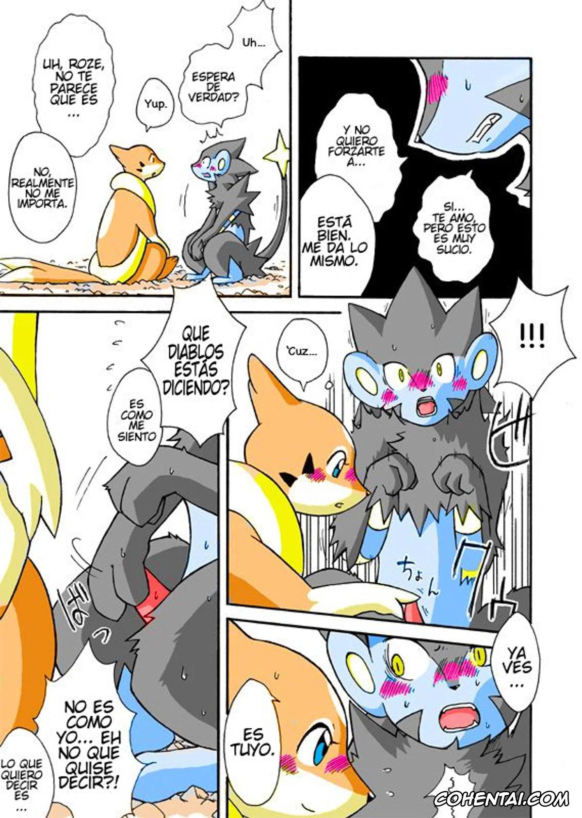 Pokemon | Pocket Monsters hentai, Floatzel hentai, Luxray hentai, Kekka Yokereba Subete Yoshi (Pokémon), pagina 9