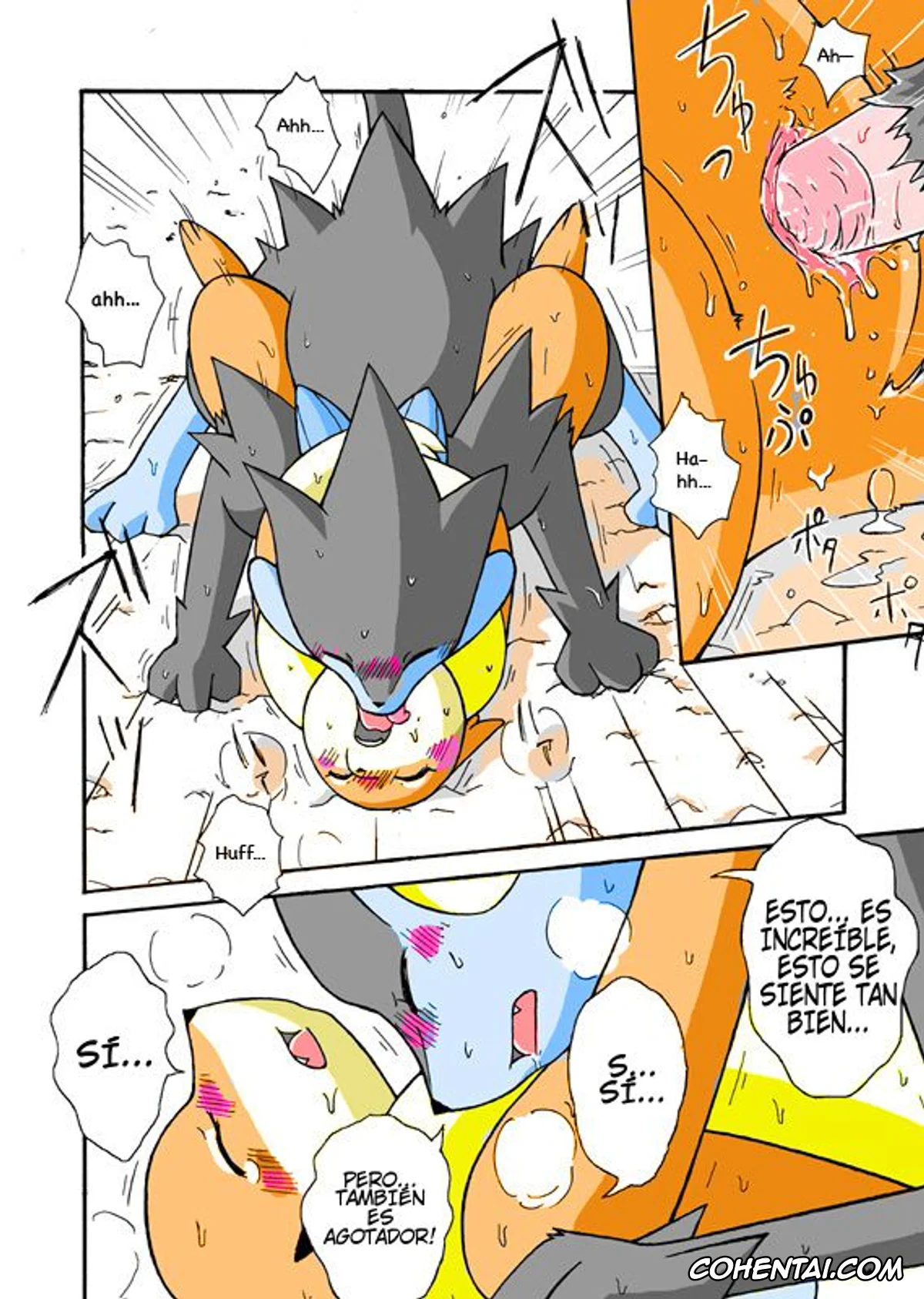Pokemon | Pocket Monsters xxx, Floatzel xxx, Luxray xxx, Kekka Yokereba Subete Yoshi (Pokémon), pagina 16