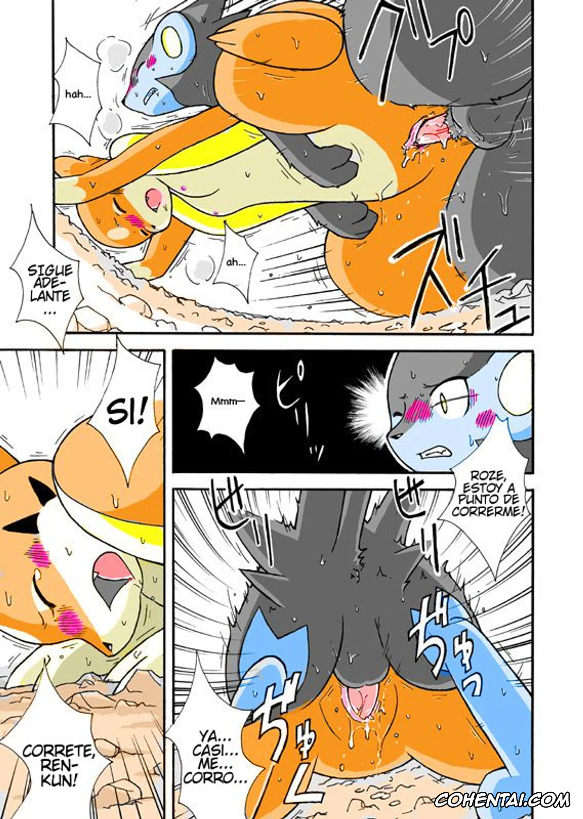 Pokemon | Pocket Monsters xxx, Floatzel xxx, Luxray xxx, Kekka Yokereba Subete Yoshi (Pokémon), pagina 19