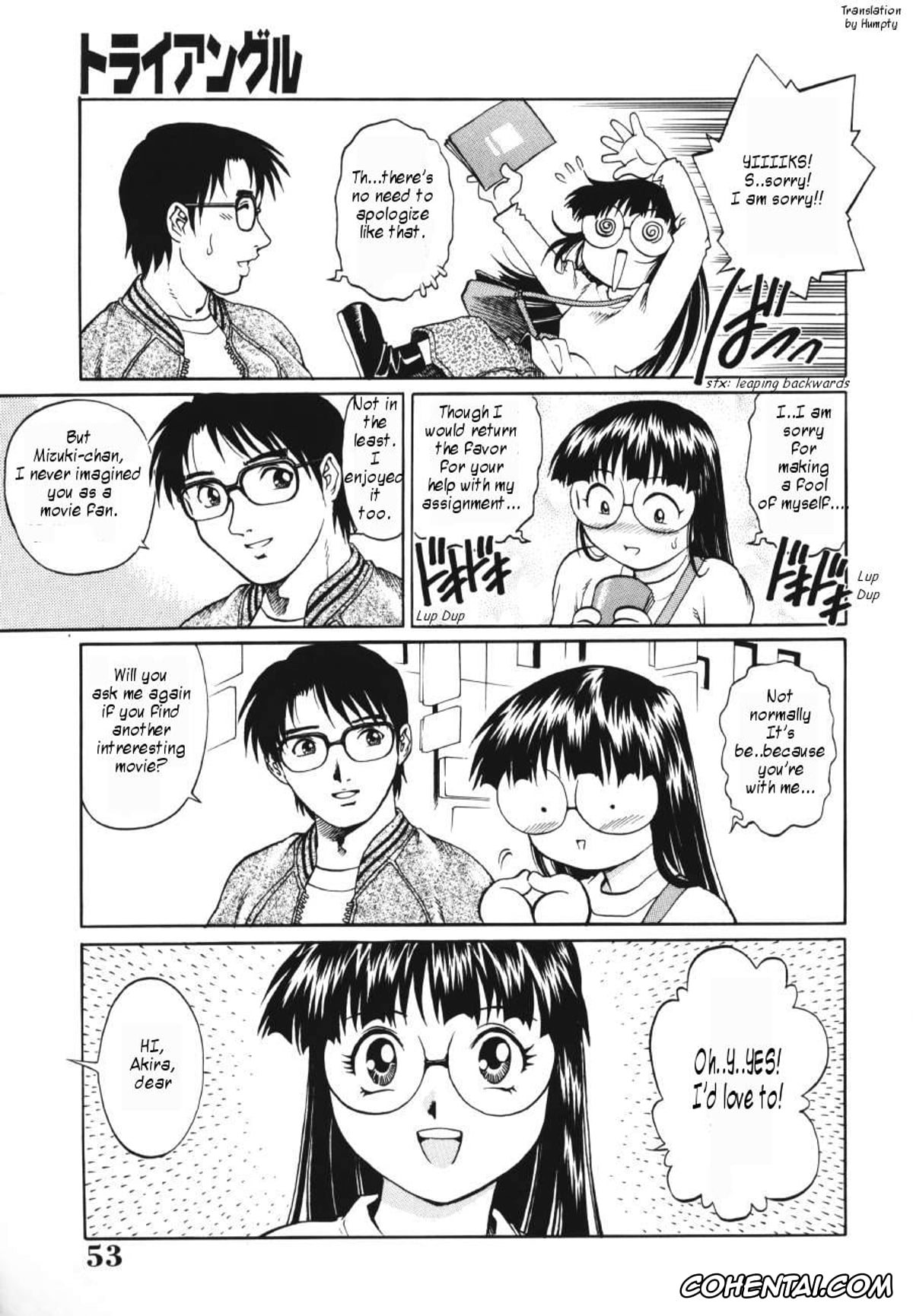 Manga porno, Tankoubon porno, Triangle – a triangular love affair, pagina 53