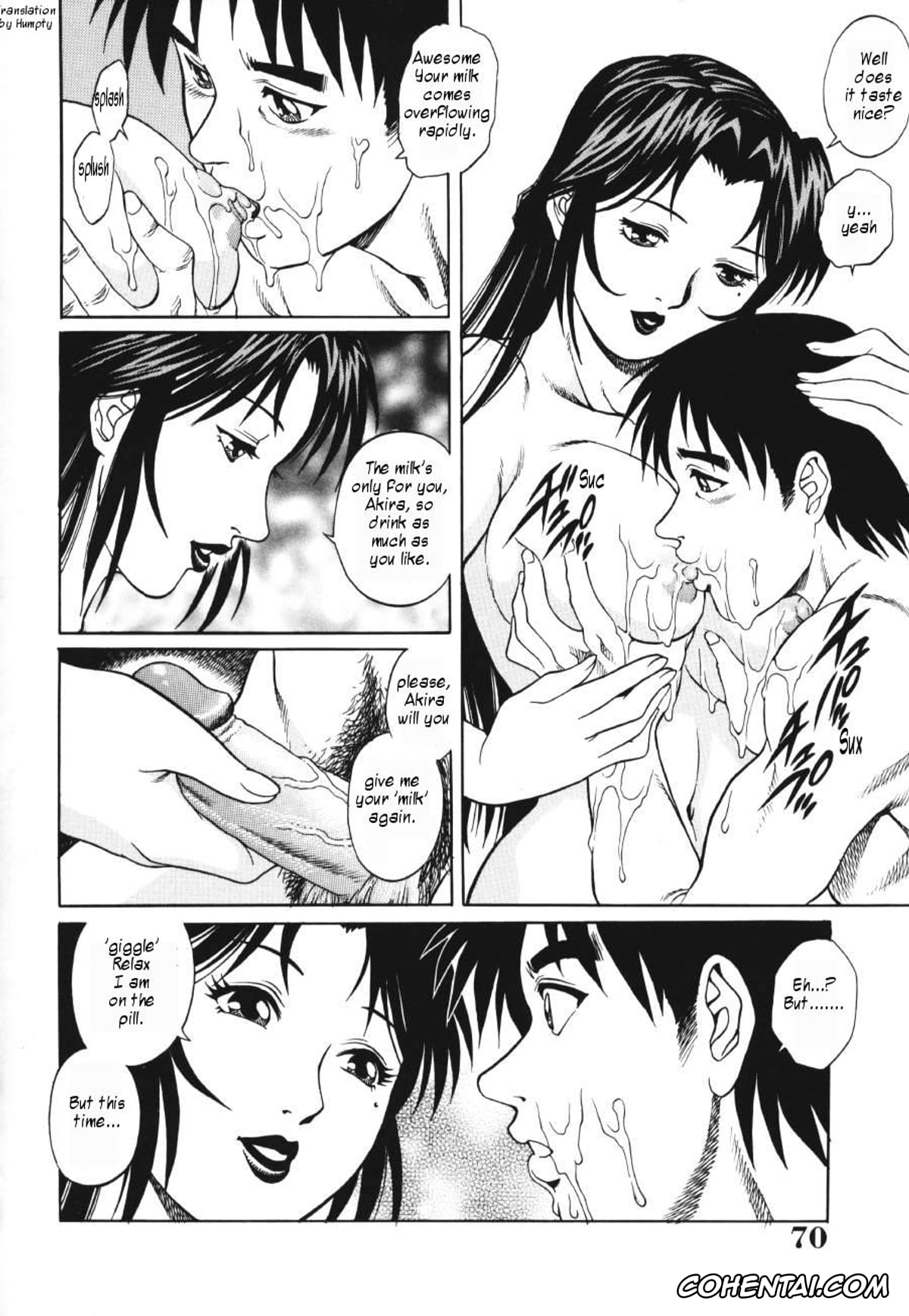 Manga xxx, Tankoubon xxx, Triangle – a triangular love affair, pagina 70
